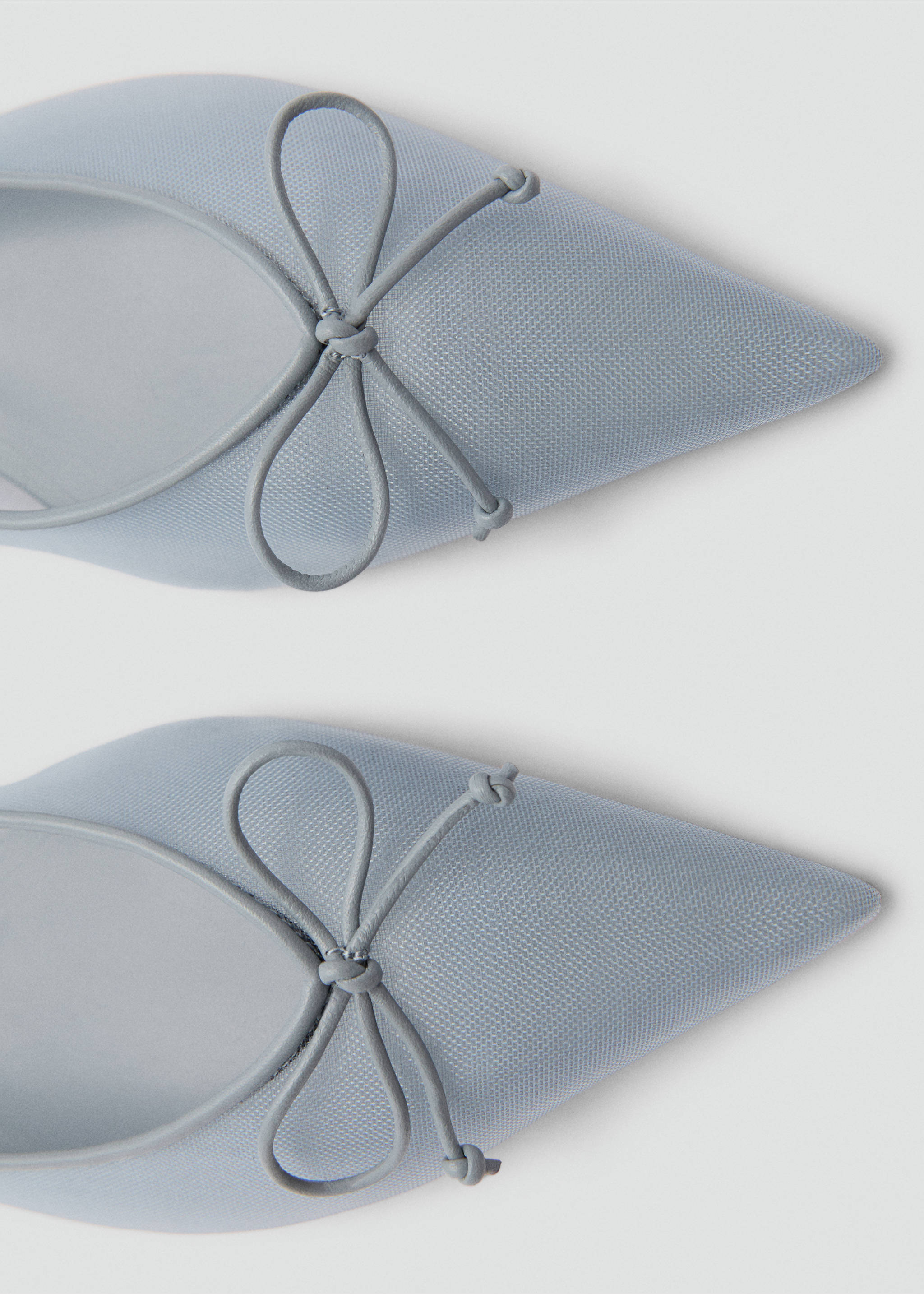 Ballerines pointues détail nœud - Détail de l'article 2, Bleu. Ref: 77085152-00.