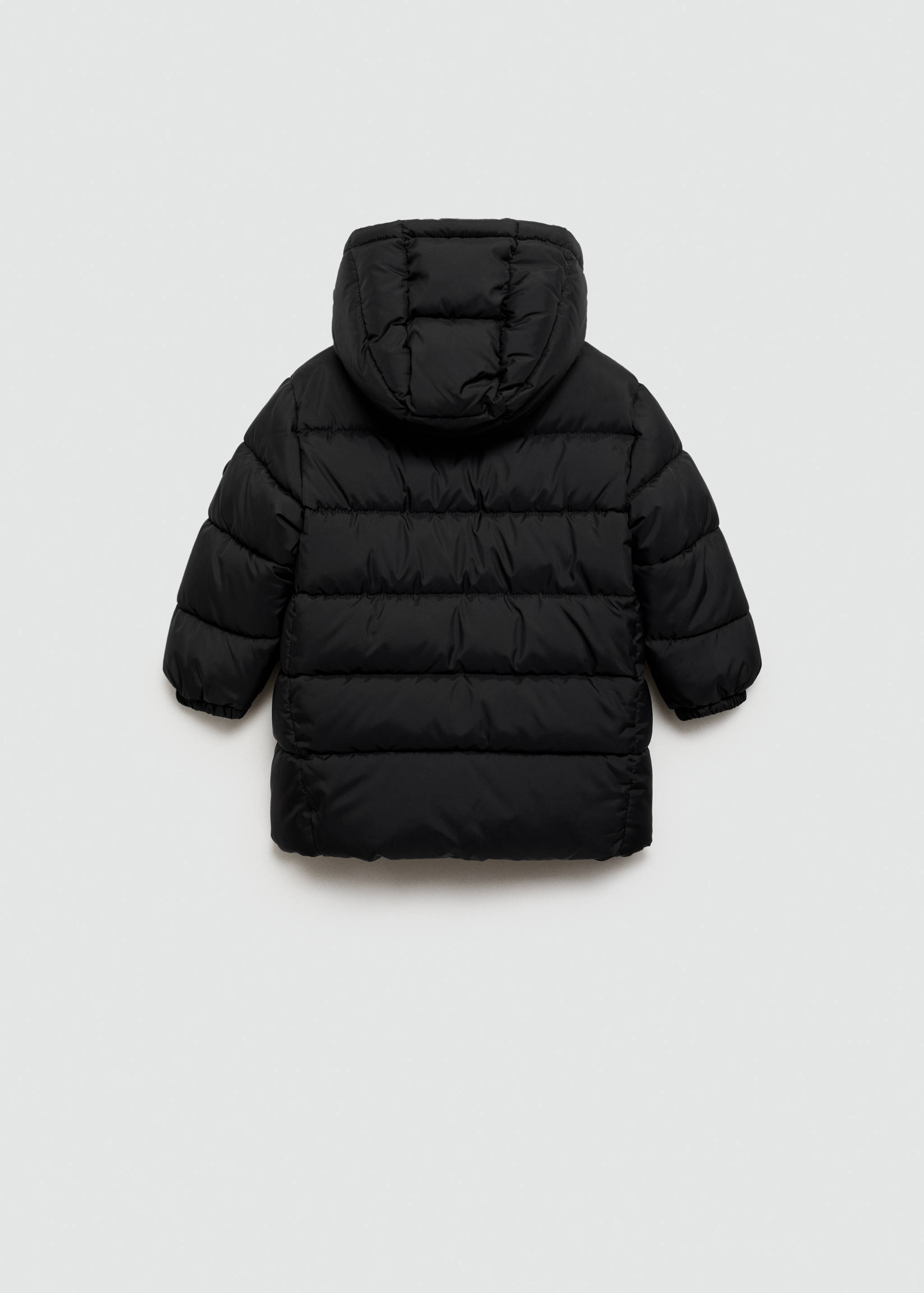 Quilted long coat - Reverse of the article