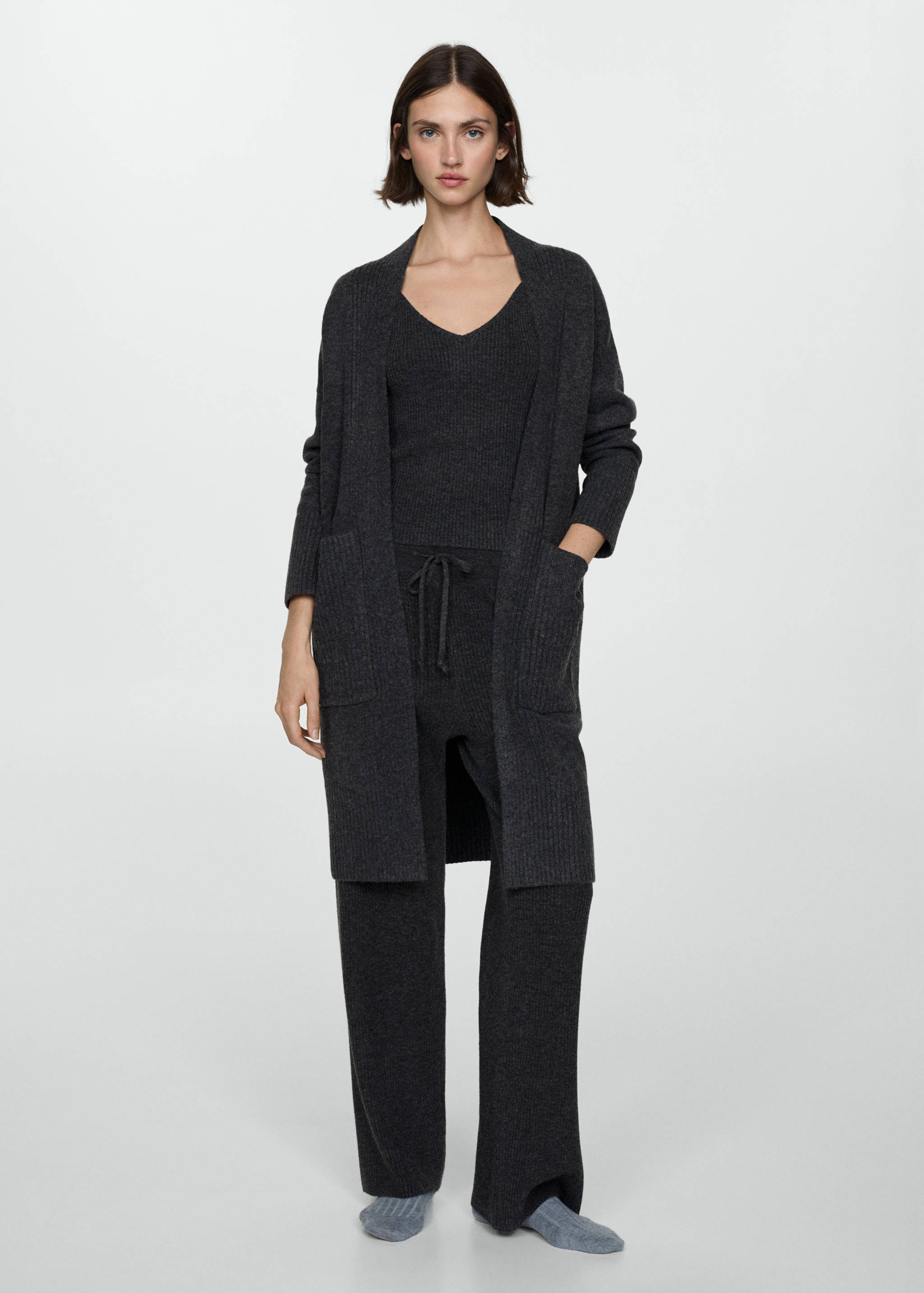 Úpletový kardigan oversize - Celkový náhled
