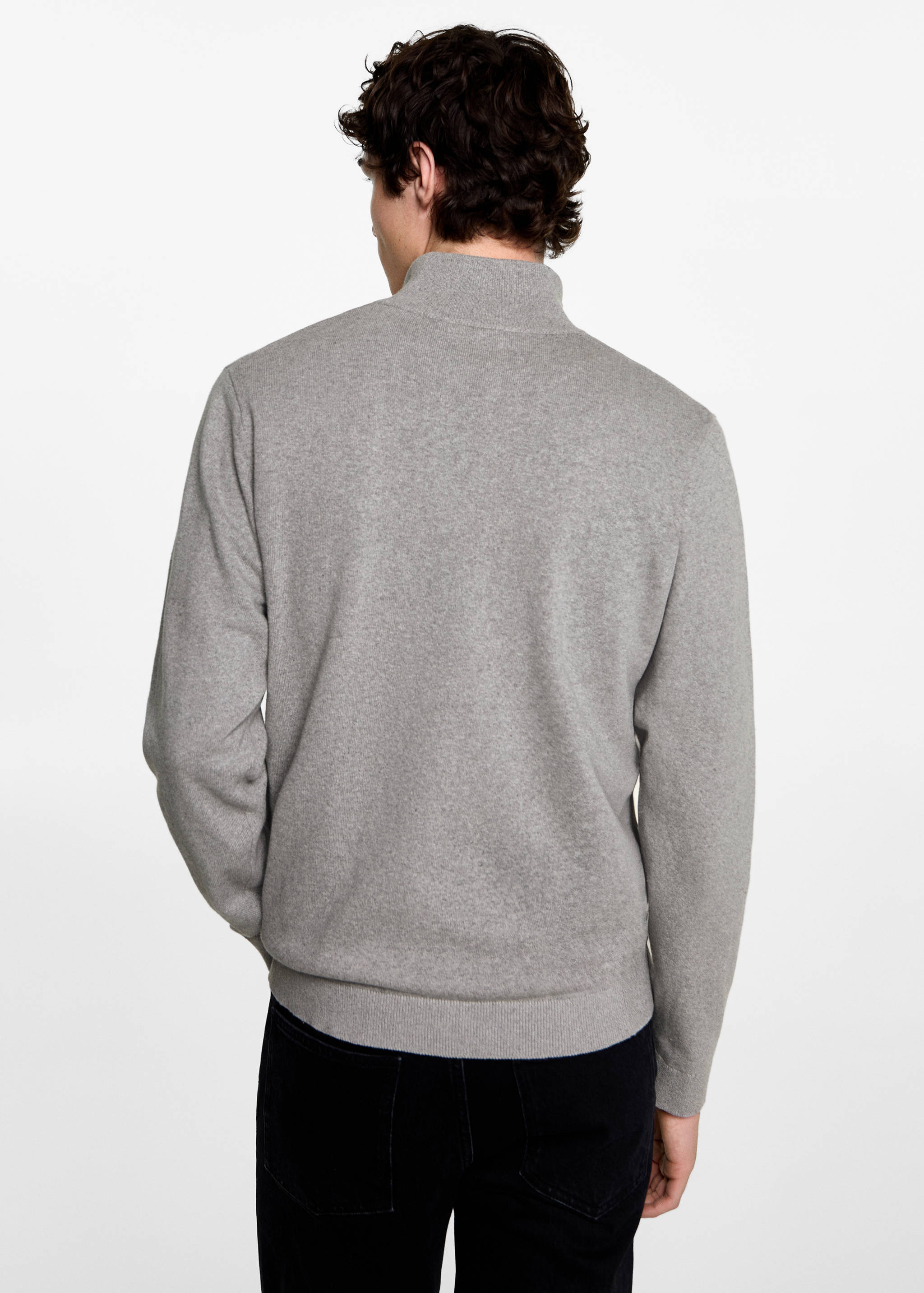 Funnel neck sweater - Reverse of the article