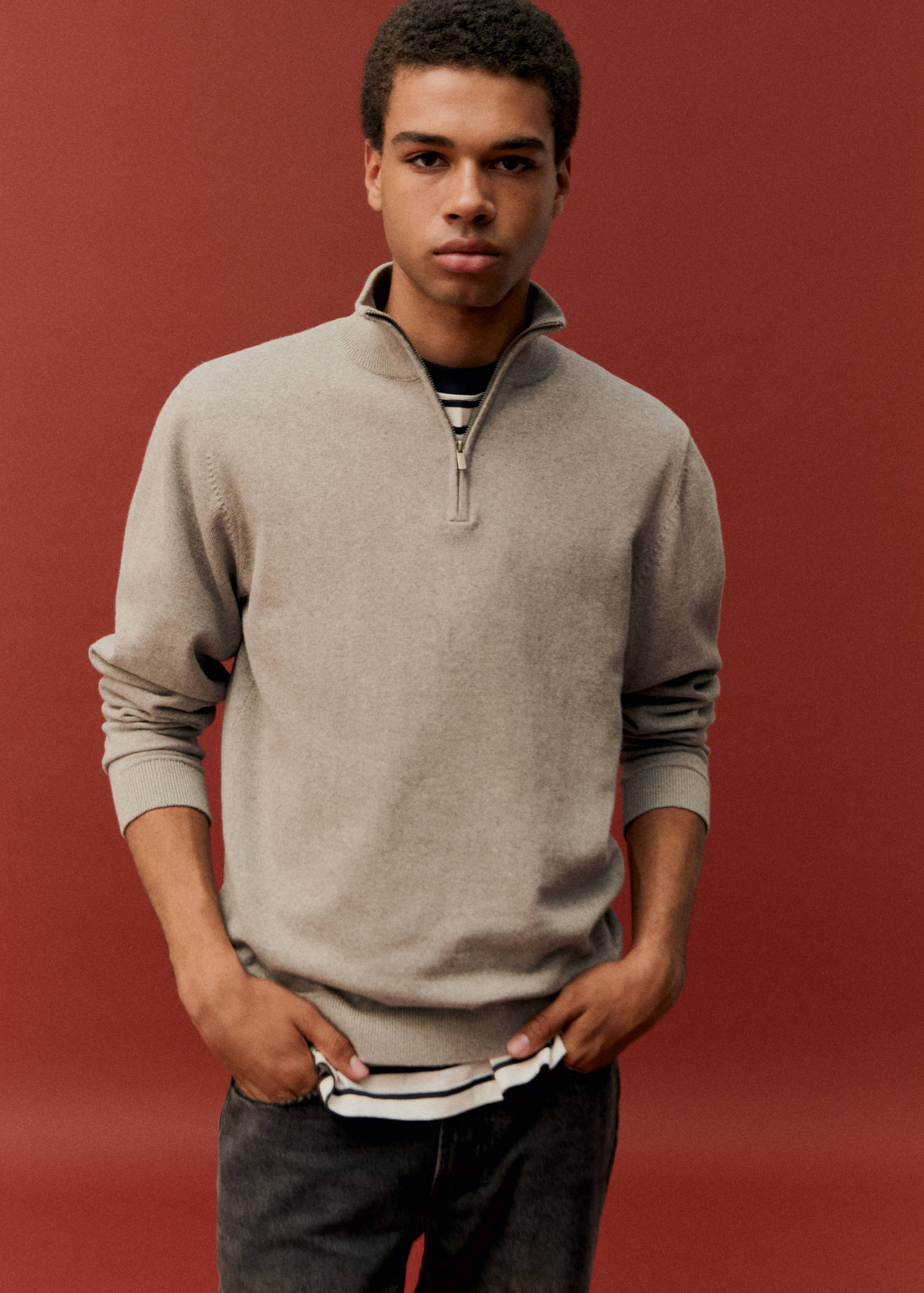 Funnel neck sweater - Details of the article 5