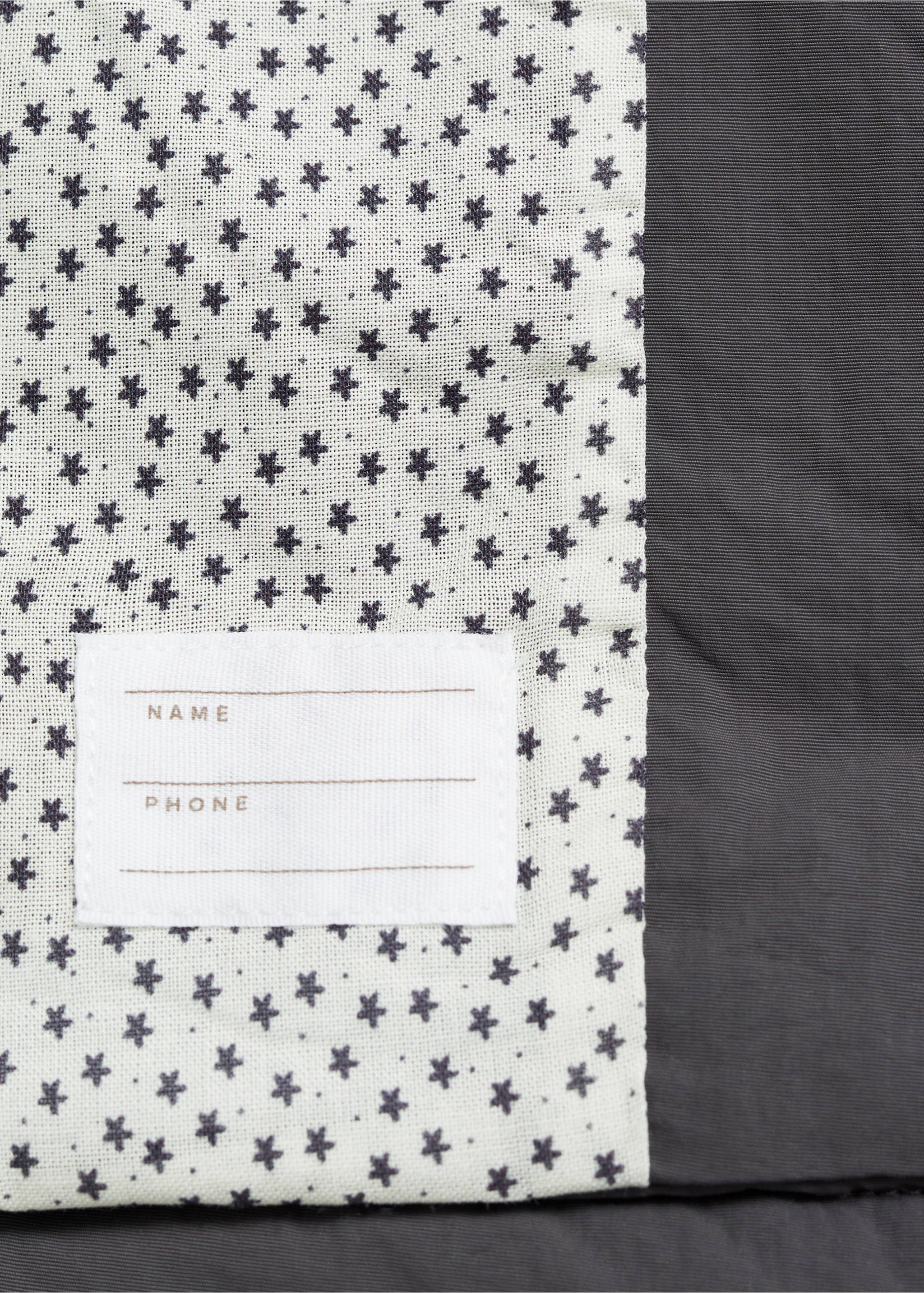 Trenchcoat in Stepp-Optik - Detail des Artikels 0, Grau. Ref: 77085634-00.