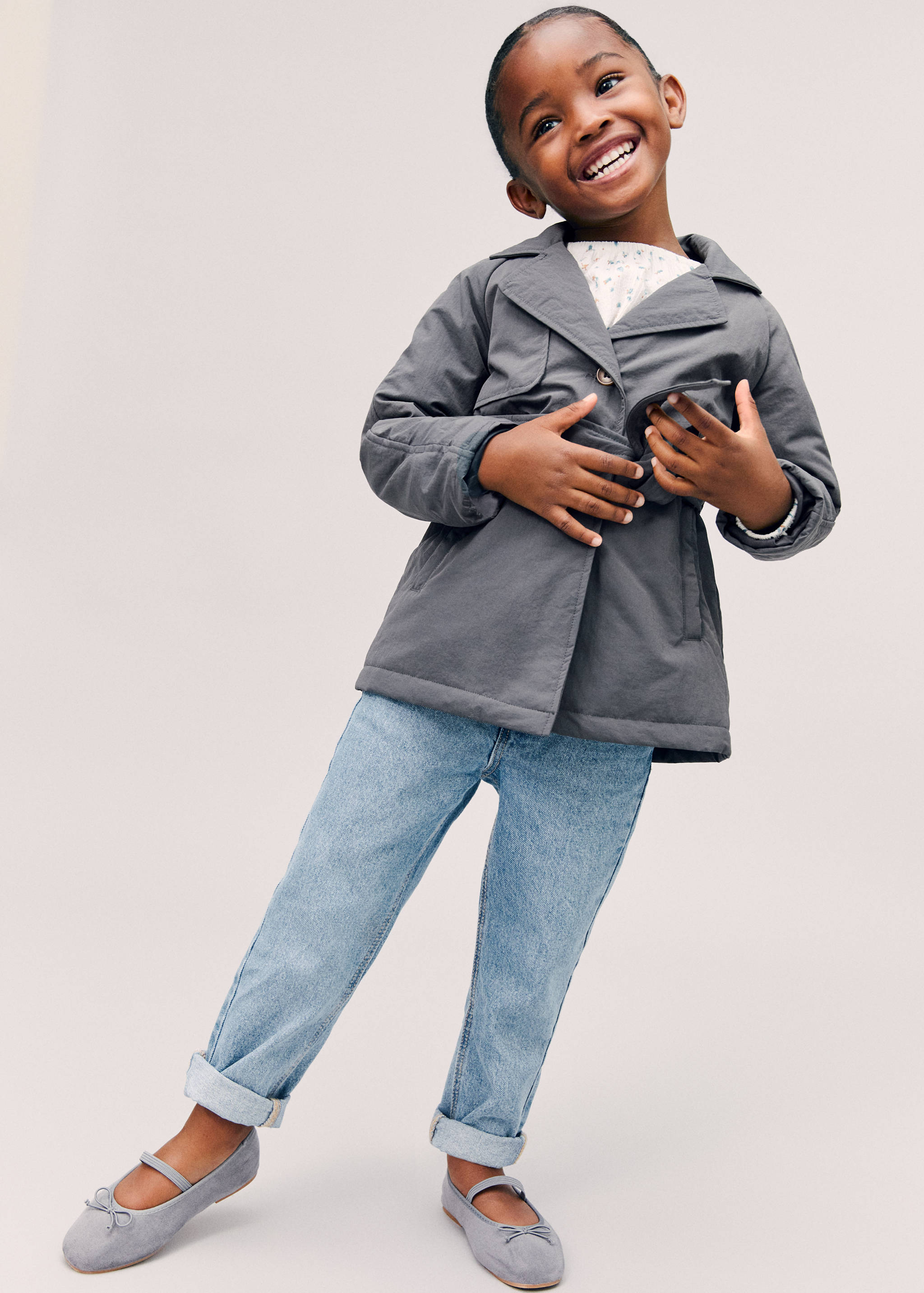 Quilted trench coat - Details of the article 5