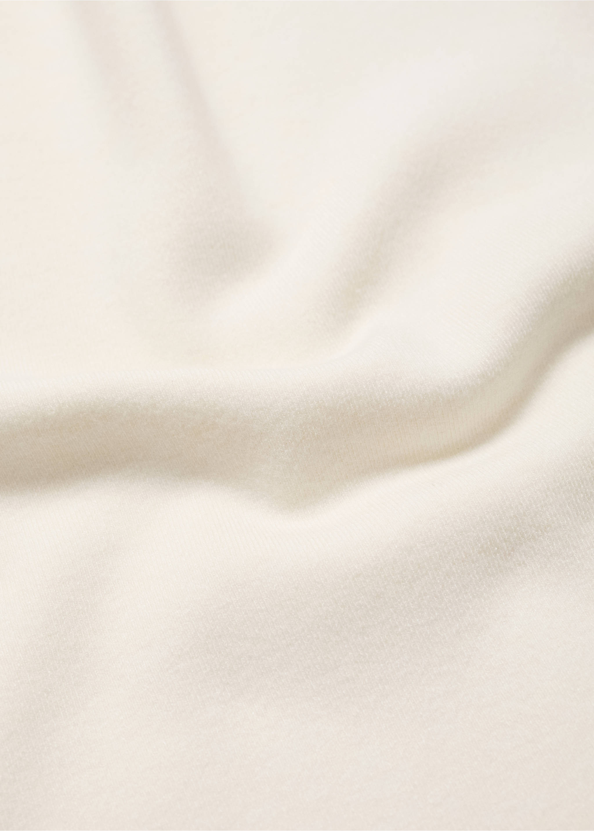 Perkins-neck sweater - Details of the article 0, Ecru. Ref: 77085636-00.