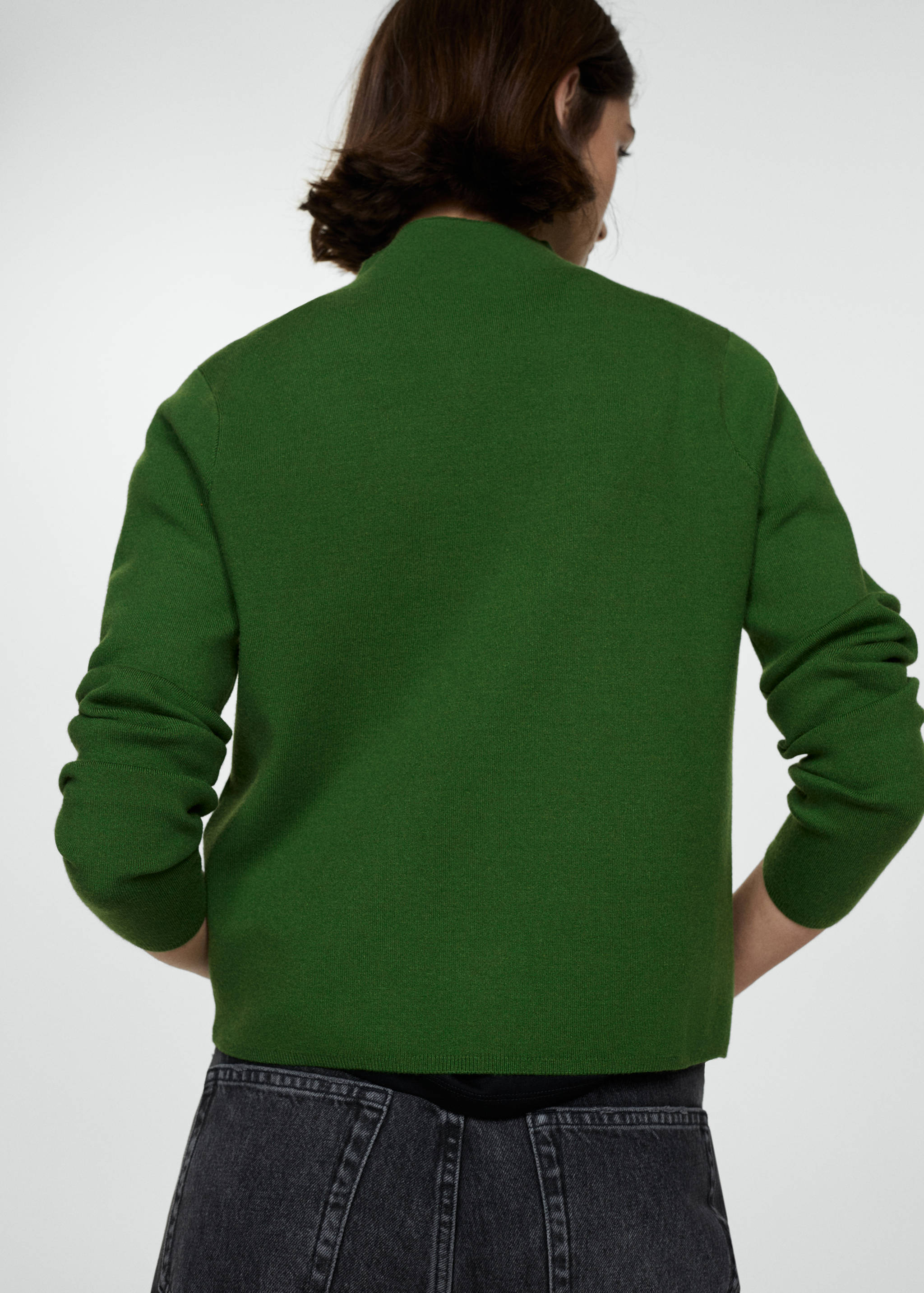 Perkins-neck sweater - Reverse of the article