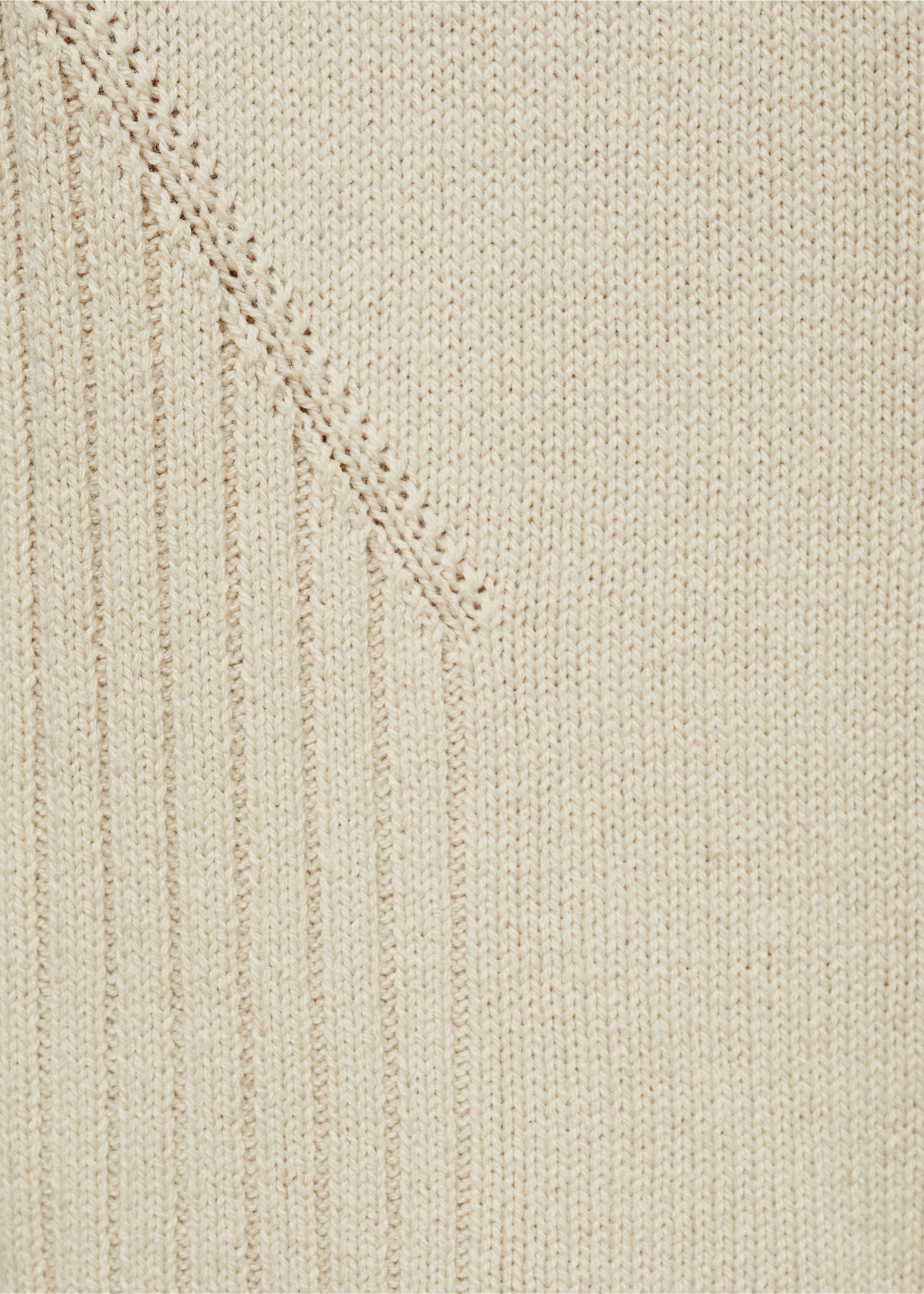 Cárdigan capucha cremallera - Detalle del artículo 0, Crudo. Ref: 77085641-00.