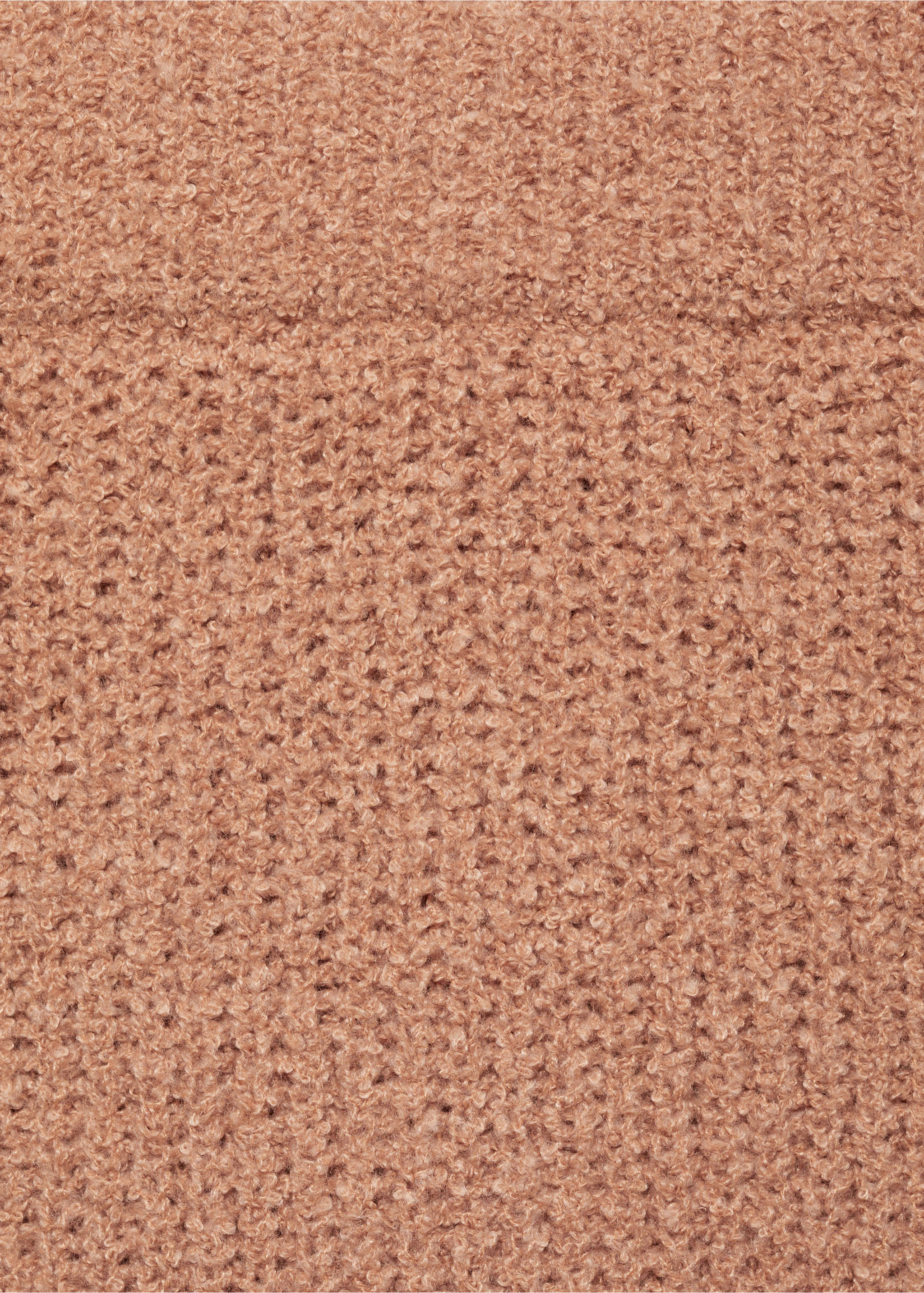 Jupe évasée maille côtelée - Détail de l'article 8, Marron moyen. Ref: 77085642-00.