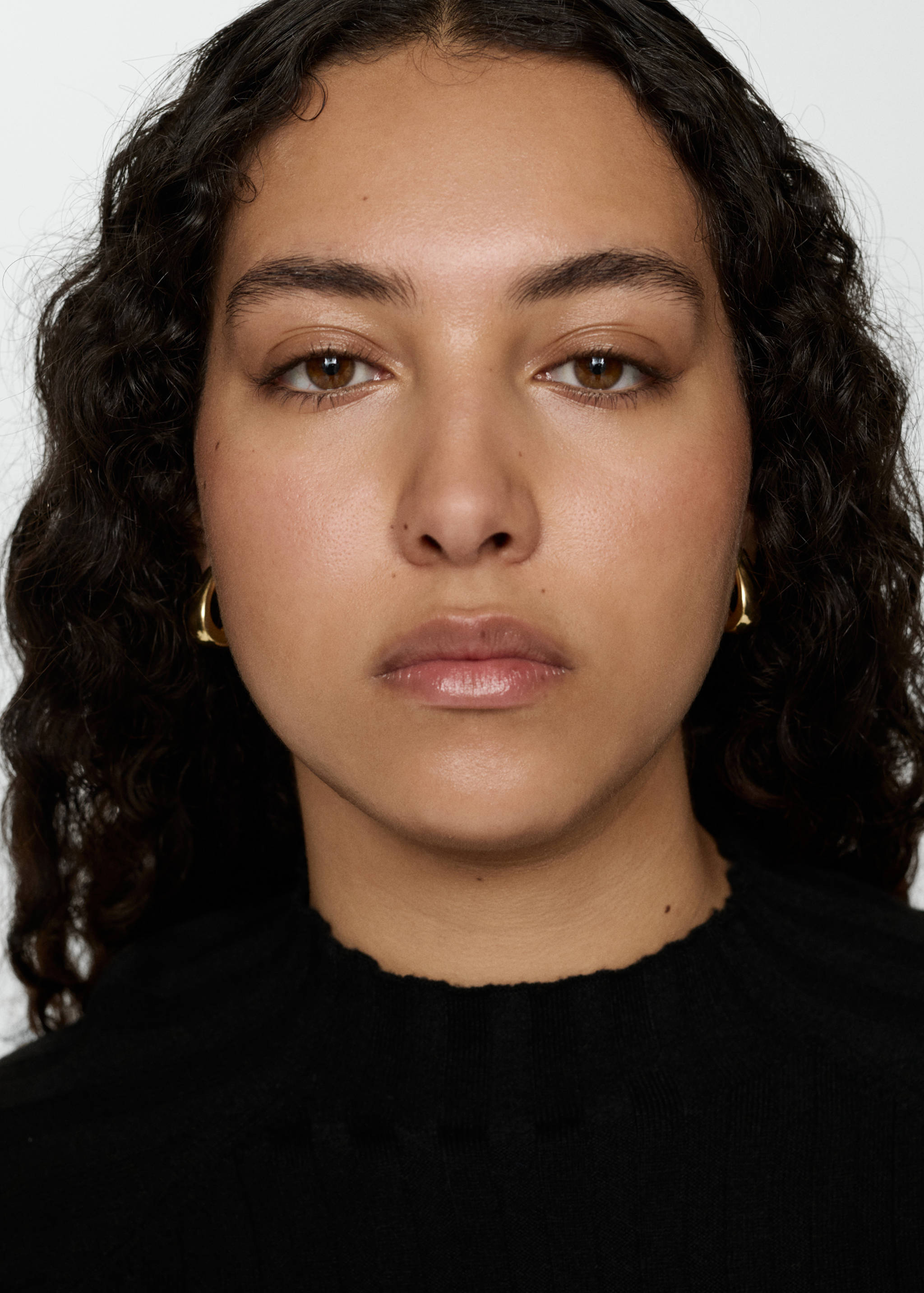 Robe maille côtelée col montant - Détail de l'article 4