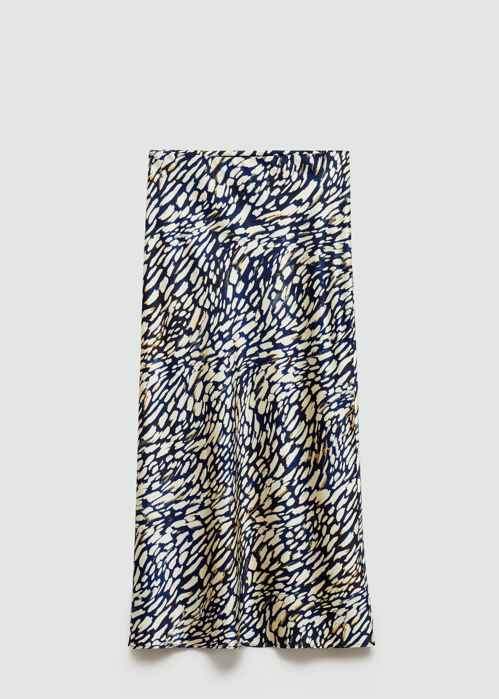 Printed satin skirt - Article without model