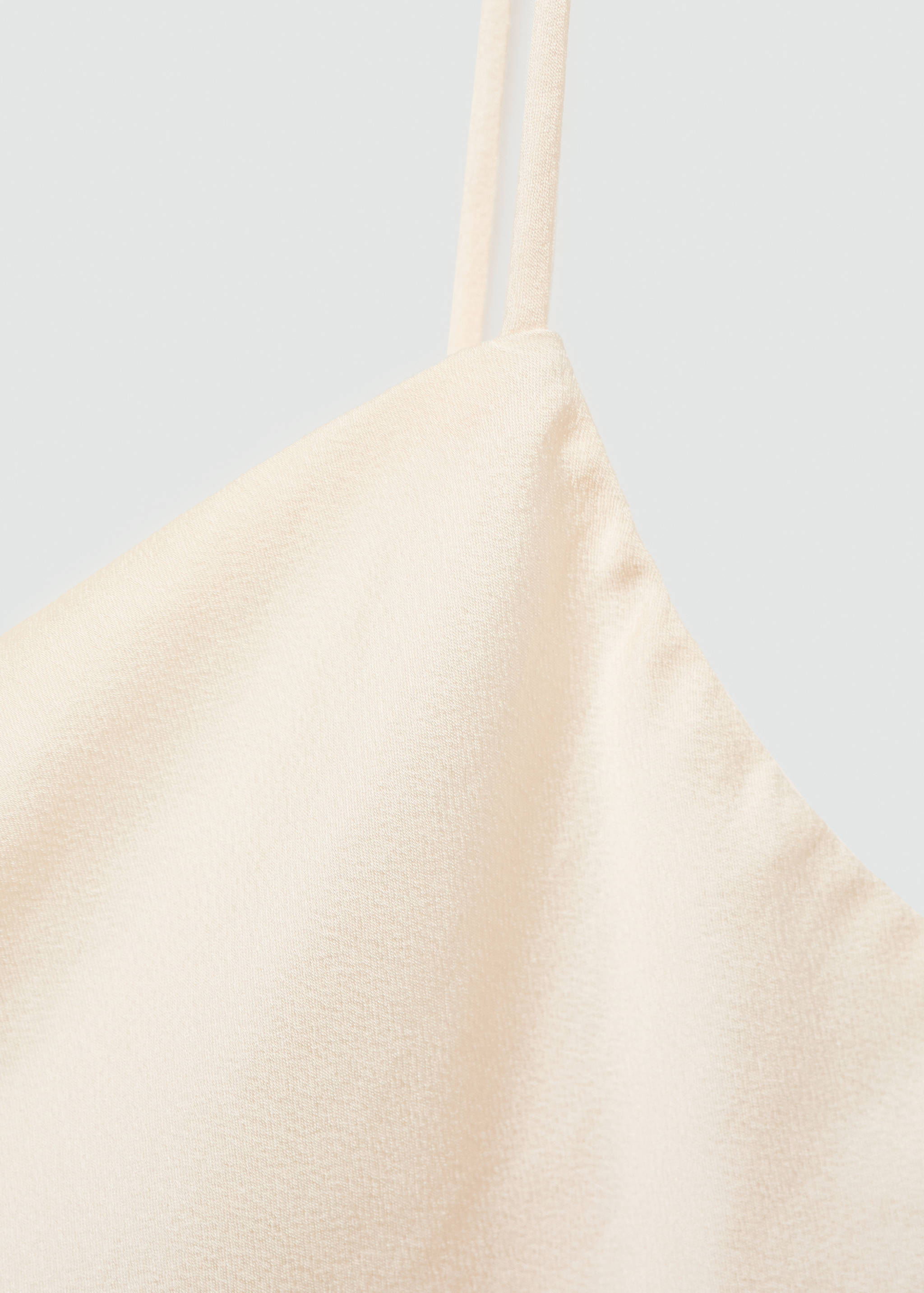 Satin top with thin straps - Details of the article 8