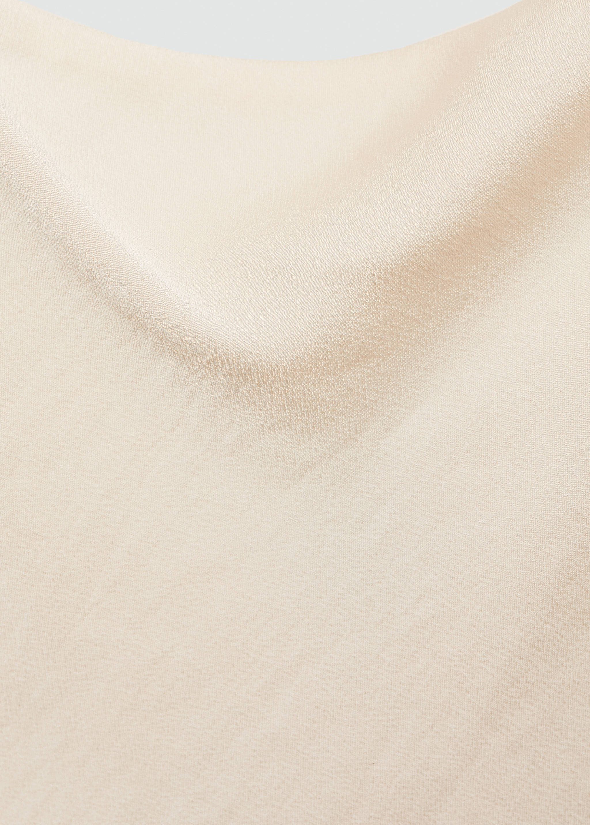 Satin top with thin straps - Details of the article 0