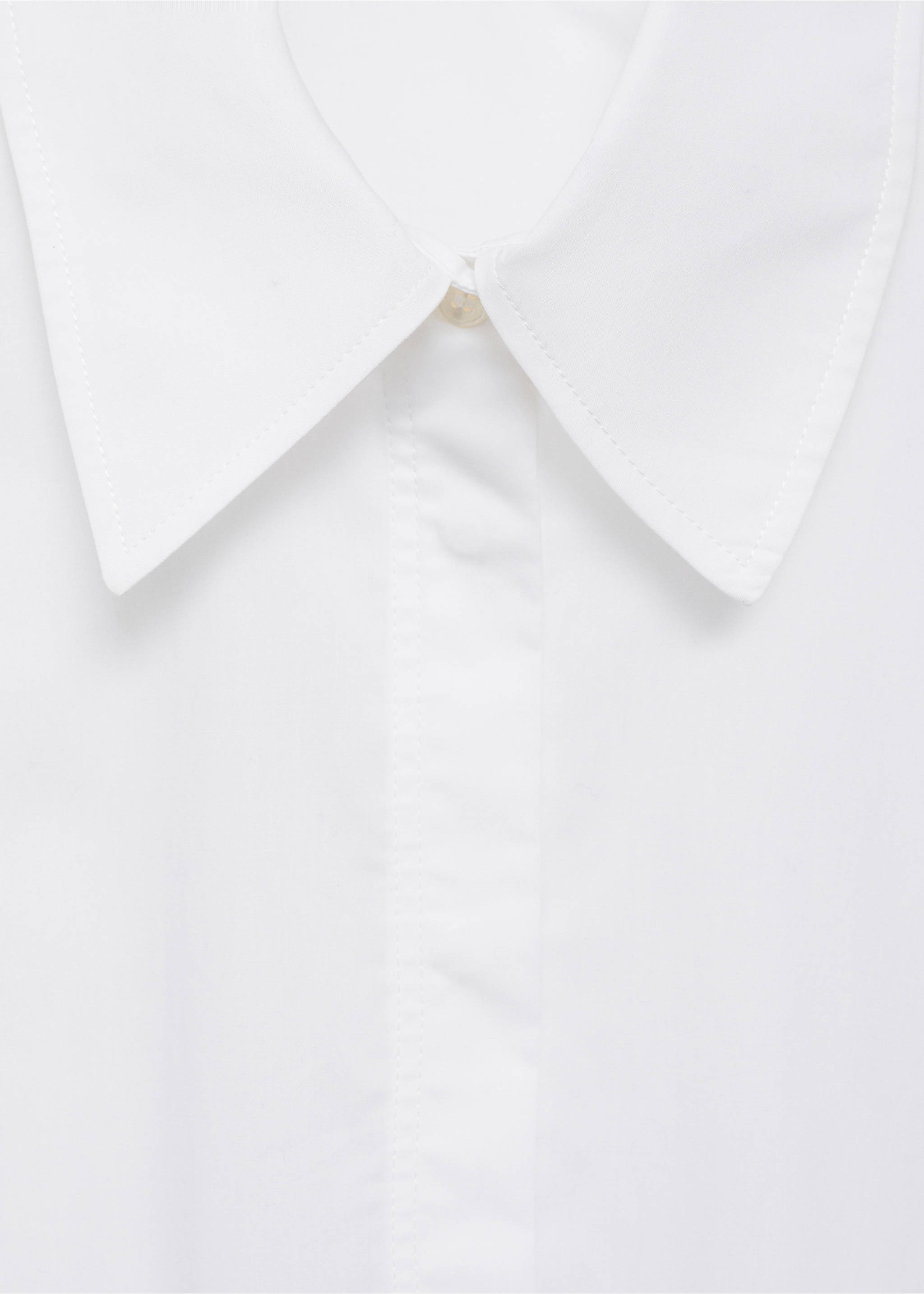 Robe courte combinée - Détail de l'article 8, Blanc. Ref: 77085652-00.