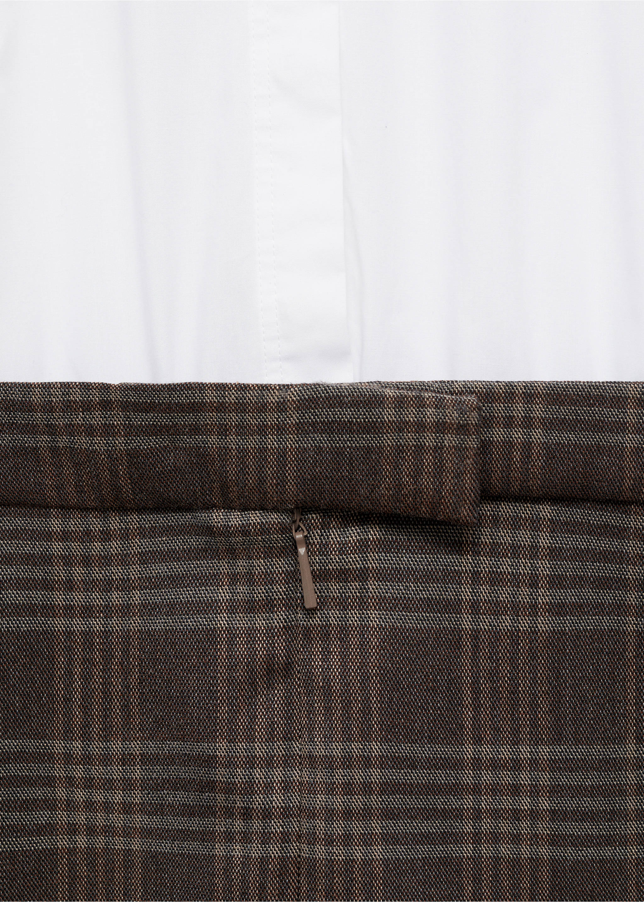 Robe courte combinée - Détail de l'article 0, Blanc. Ref: 77085652-00.