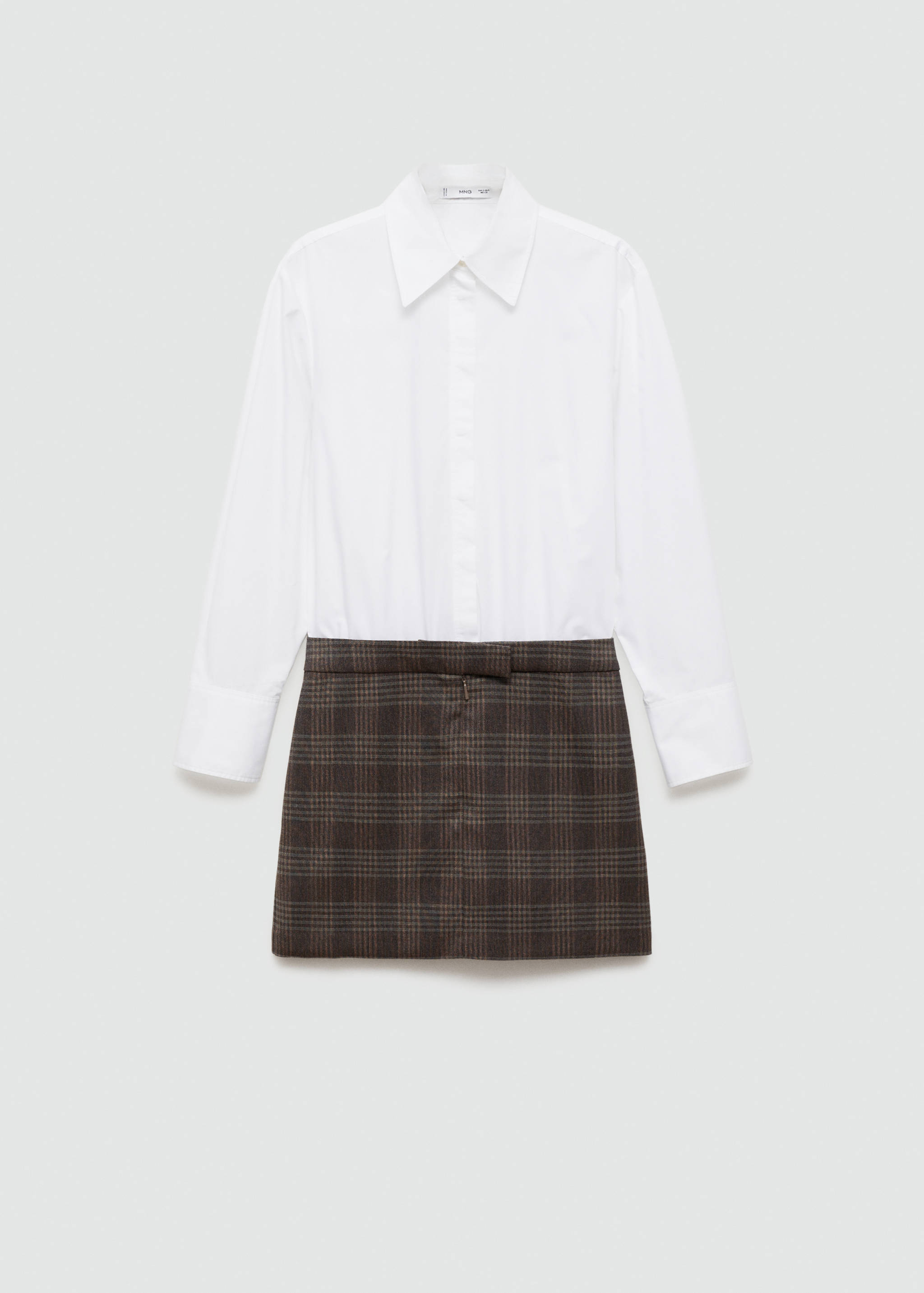 Short combined dress - Article without model
