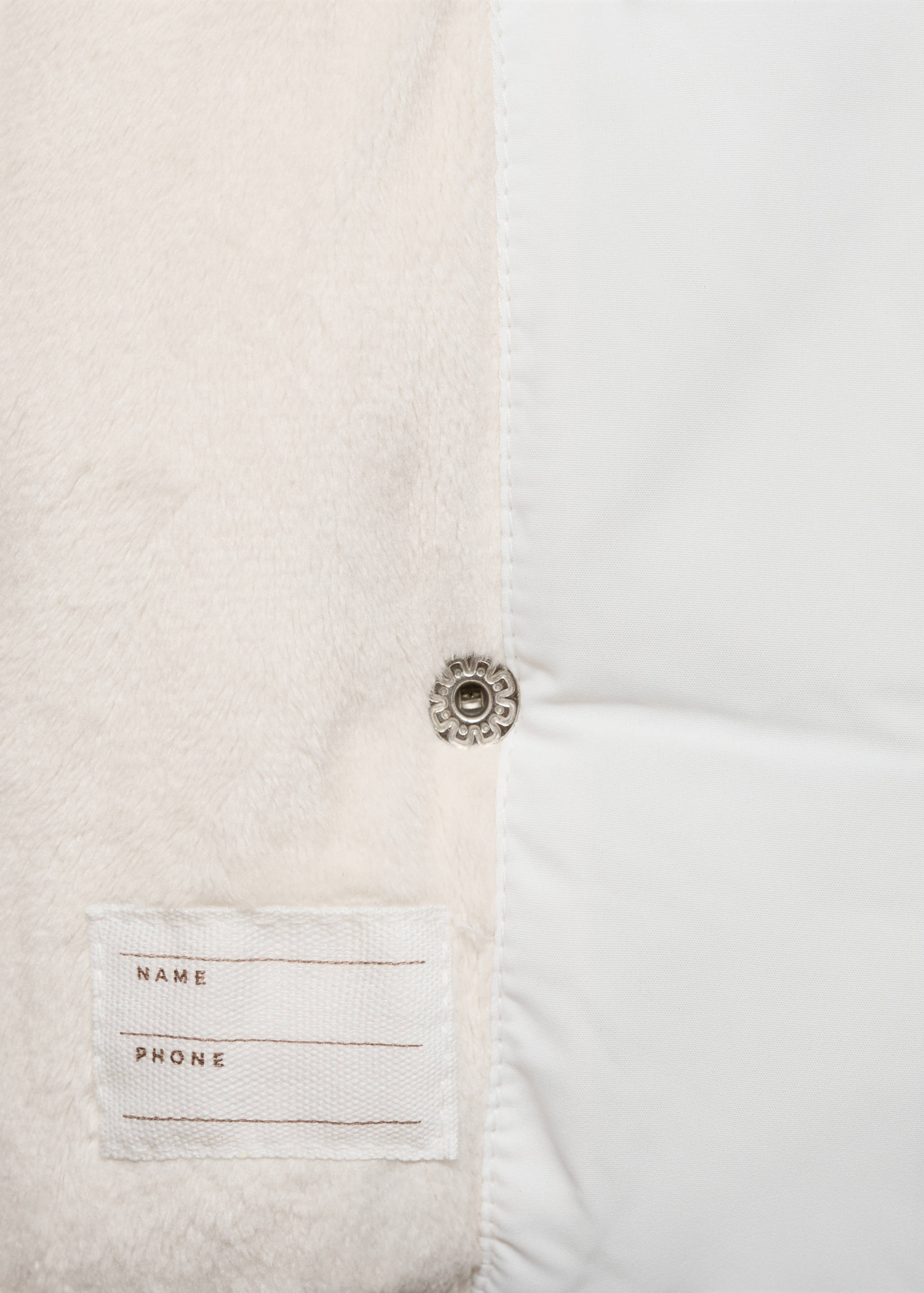 Anorak matelassé imitation fourrure - Détail de l'article 0