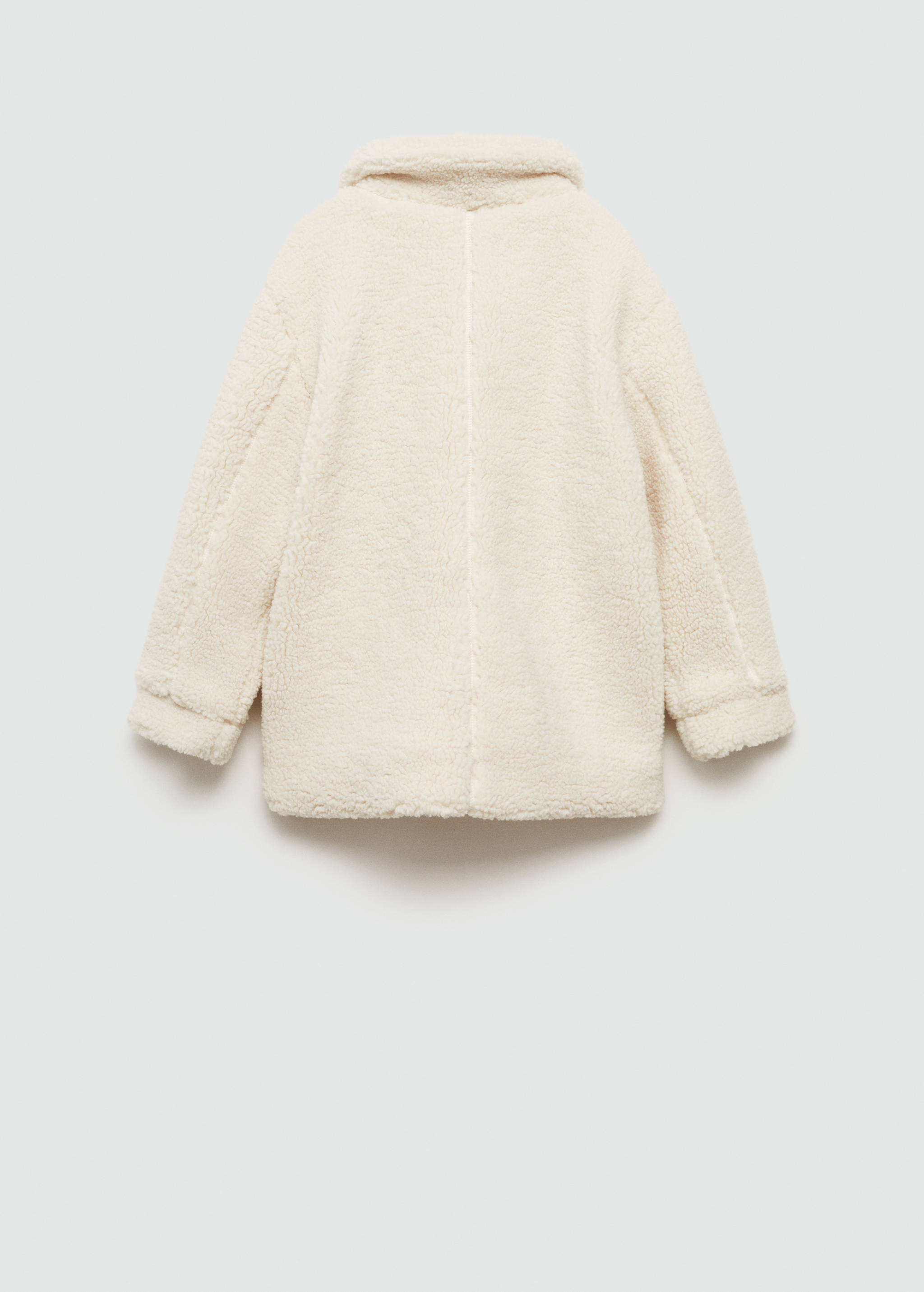 Mantel mit Shearlingbesatz - Rückseite des Artikels