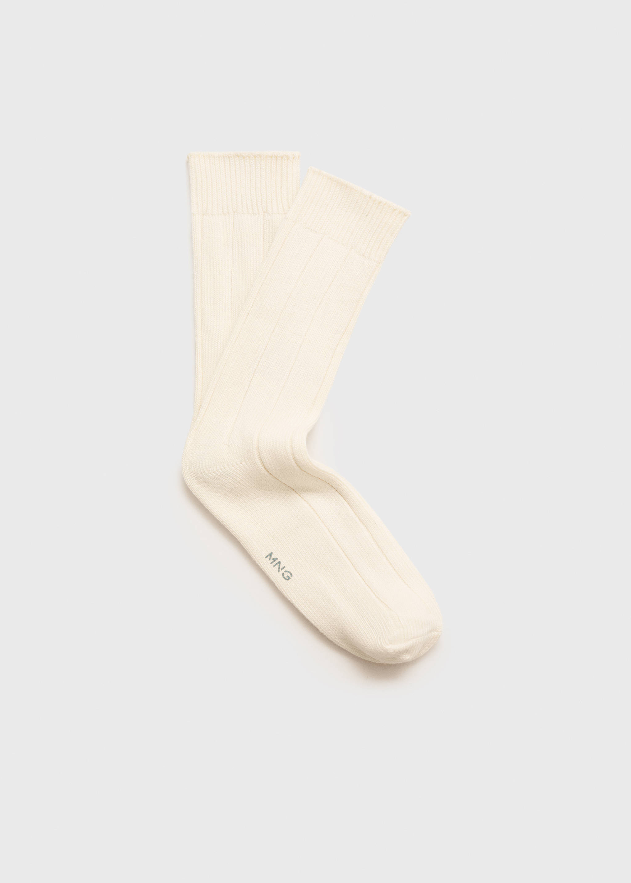 Chaussettes longues maille côtelée - Article sans modèle