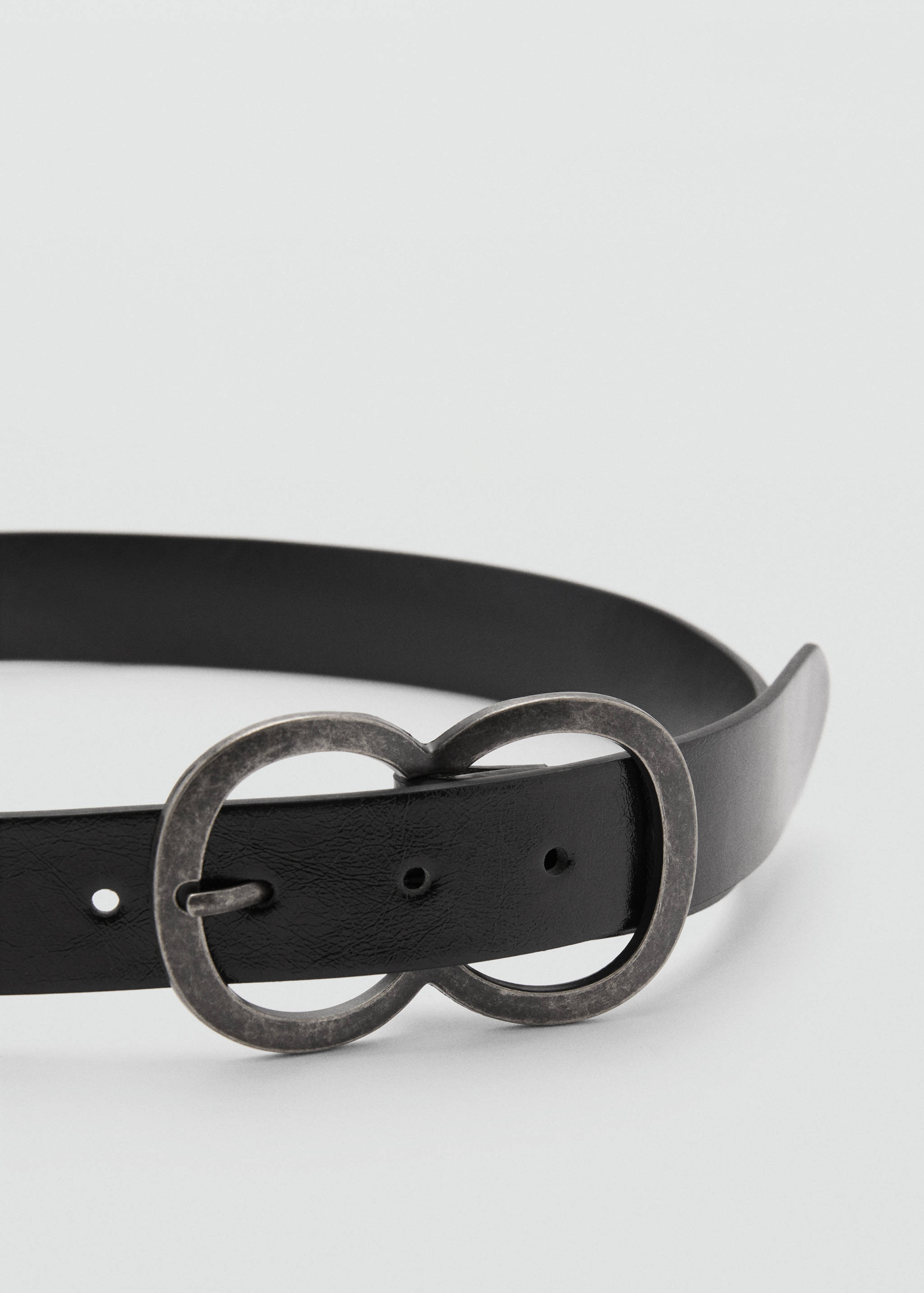 Podwójny pasek z klamrą - Plan średni