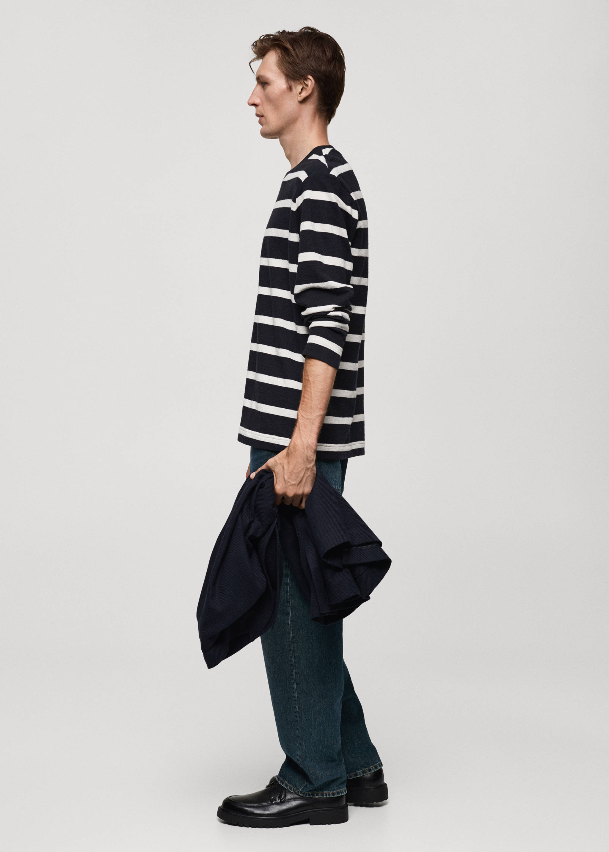 100% cotton striped t-shirt - Details of the article 2