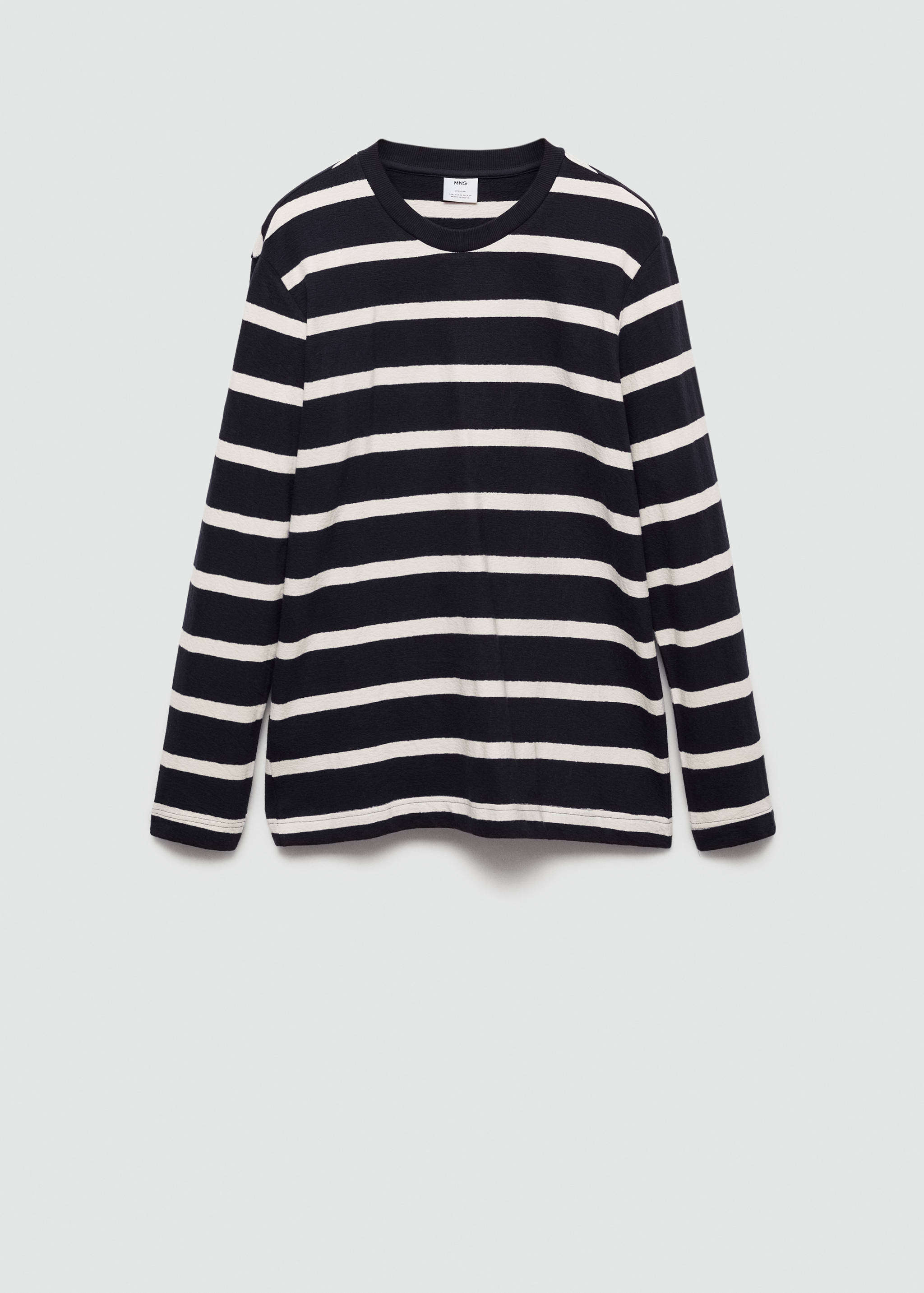 100% cotton striped t-shirt - Article without model