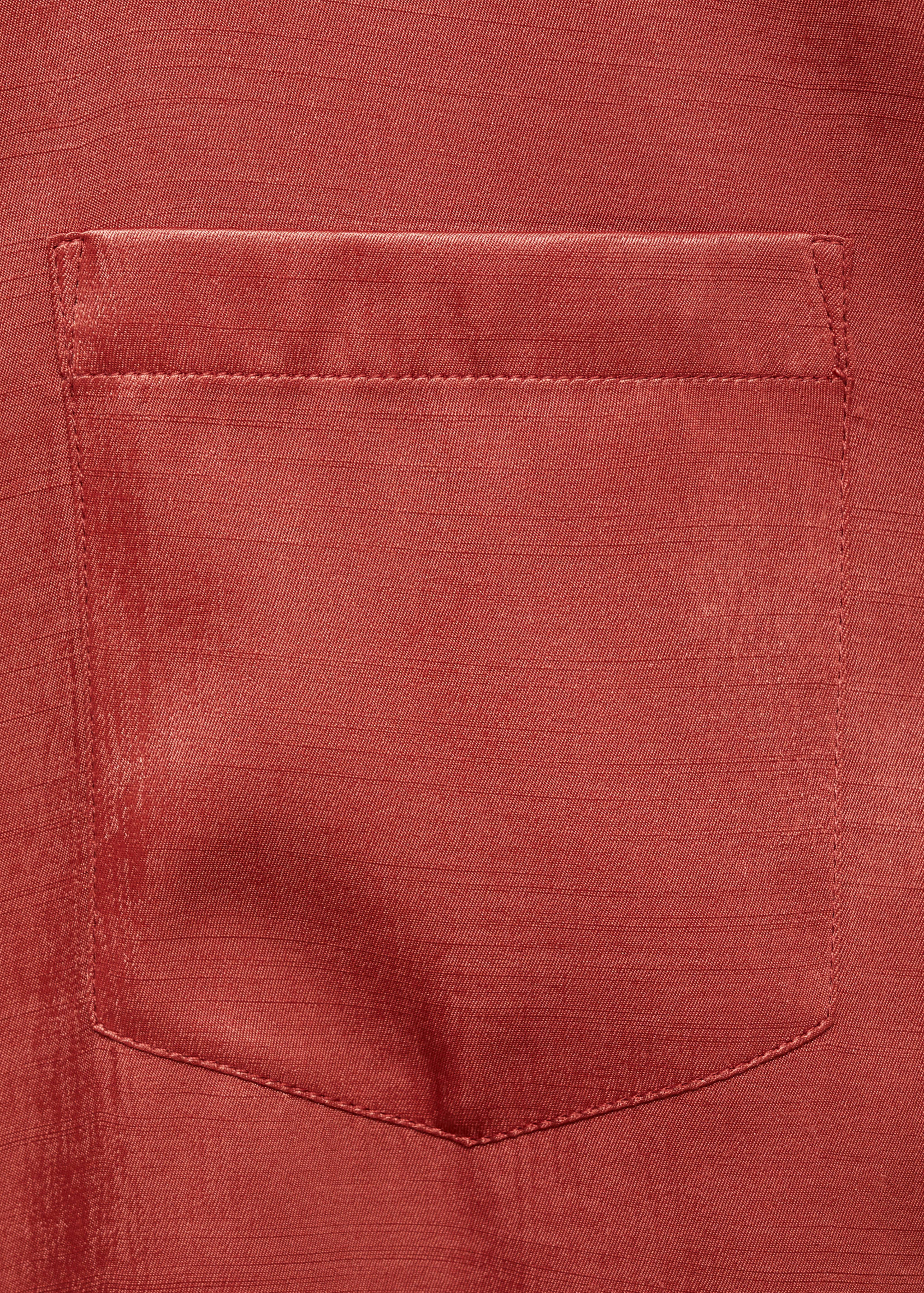 Satin shirt with bow - Détail de l'article 0