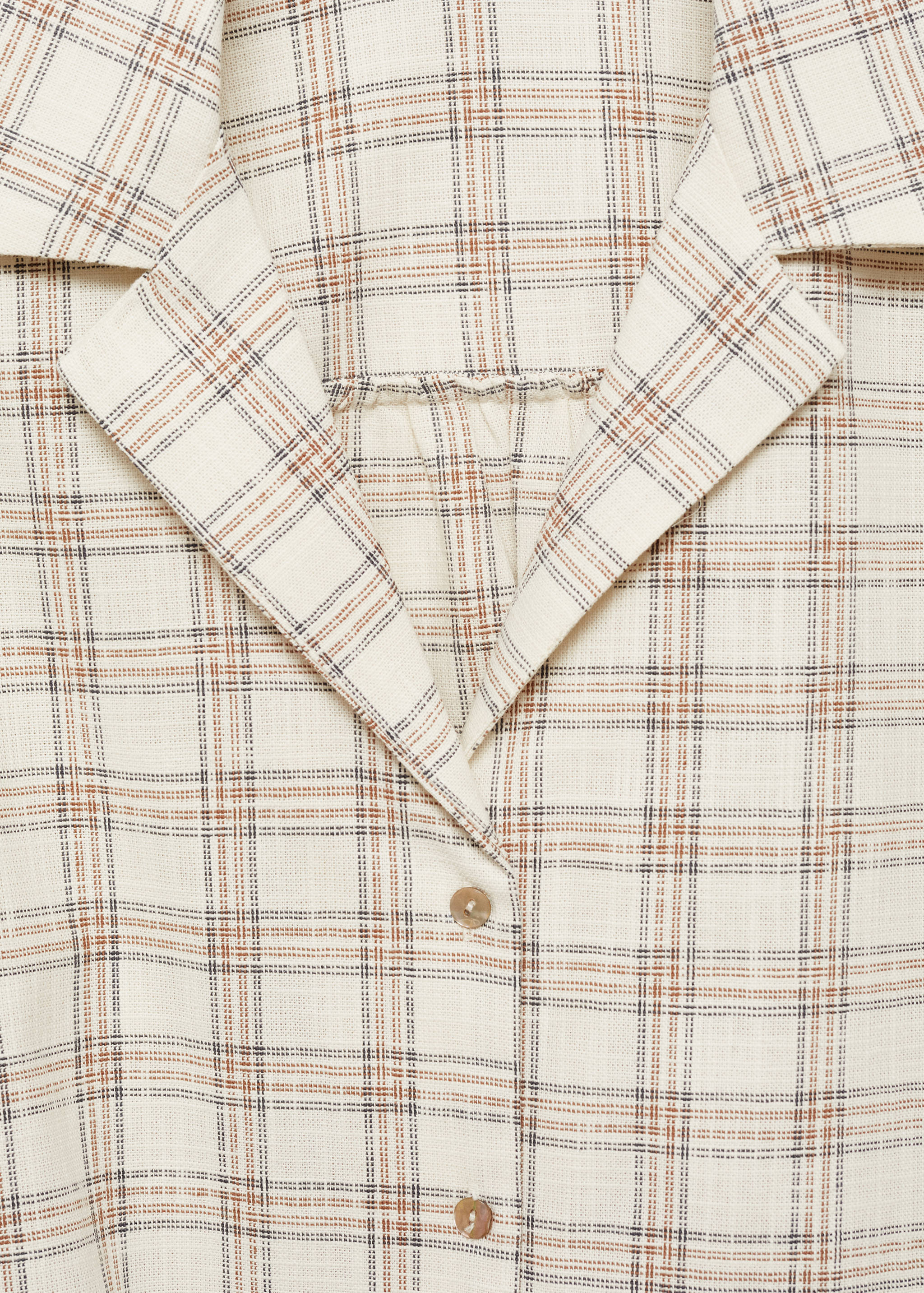 Rövid derekú kockás póló - A termék adatai 8