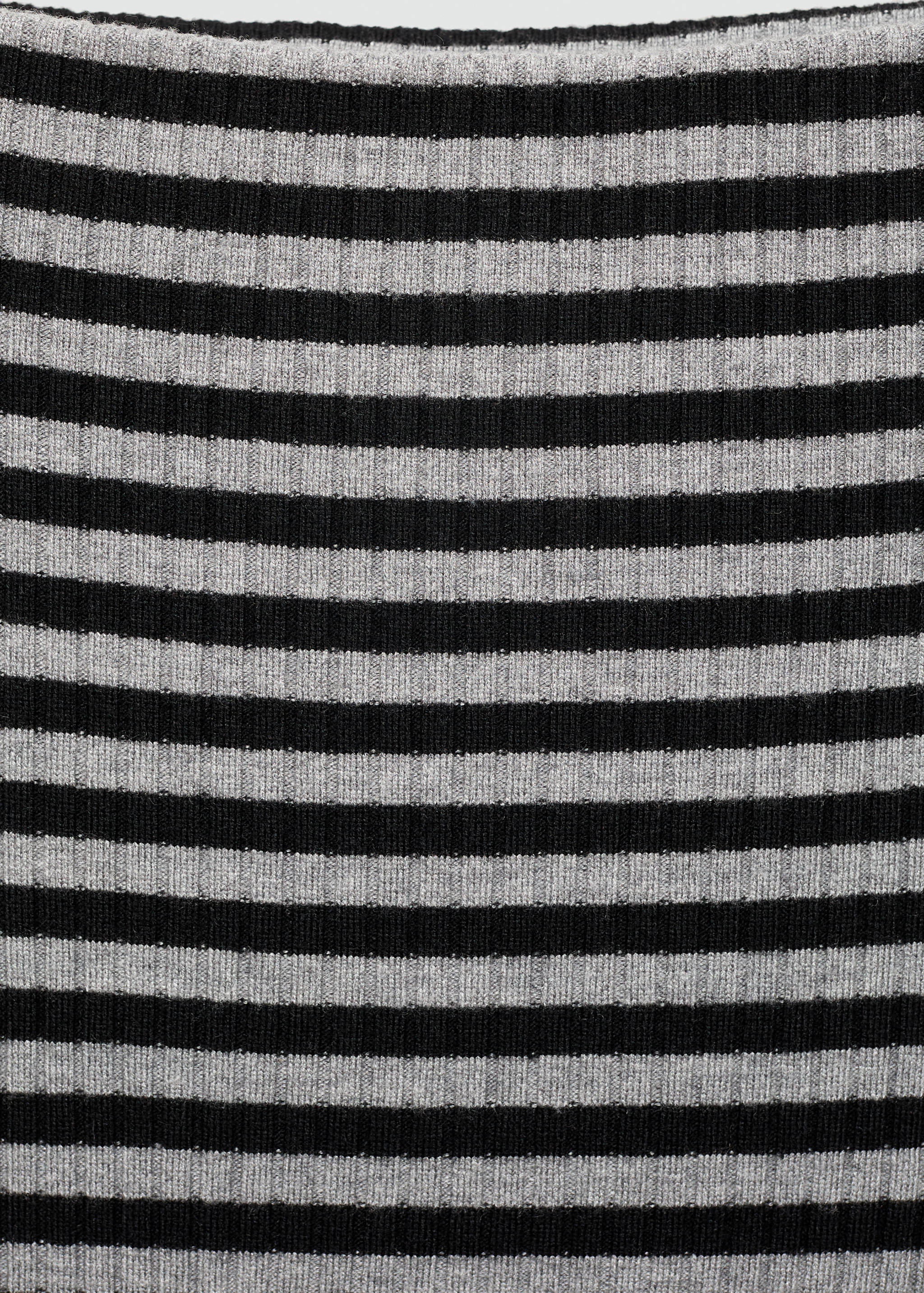 Slit striped skirt - Details of the article 8