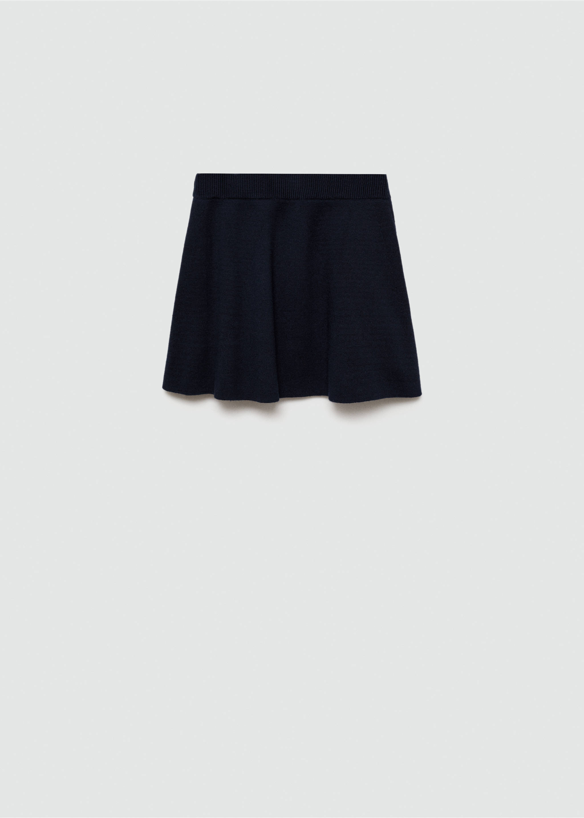 Fustă din tricot - Spatele articolului, Bleumarin închis. Ref: 77085985-00.