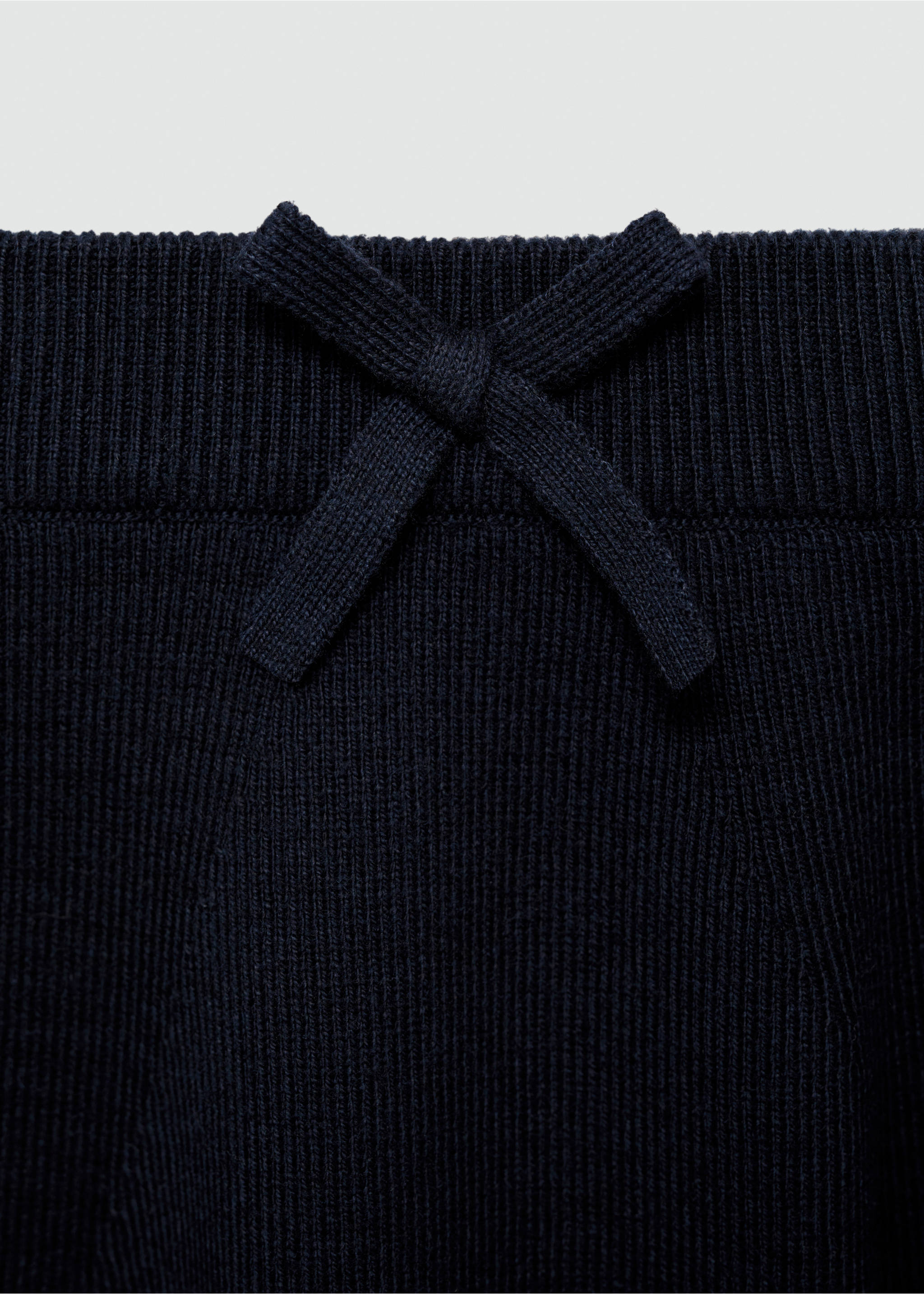 Fustă din tricot - Detaliu al articolului 8, Bleumarin închis. Ref: 77085985-00.