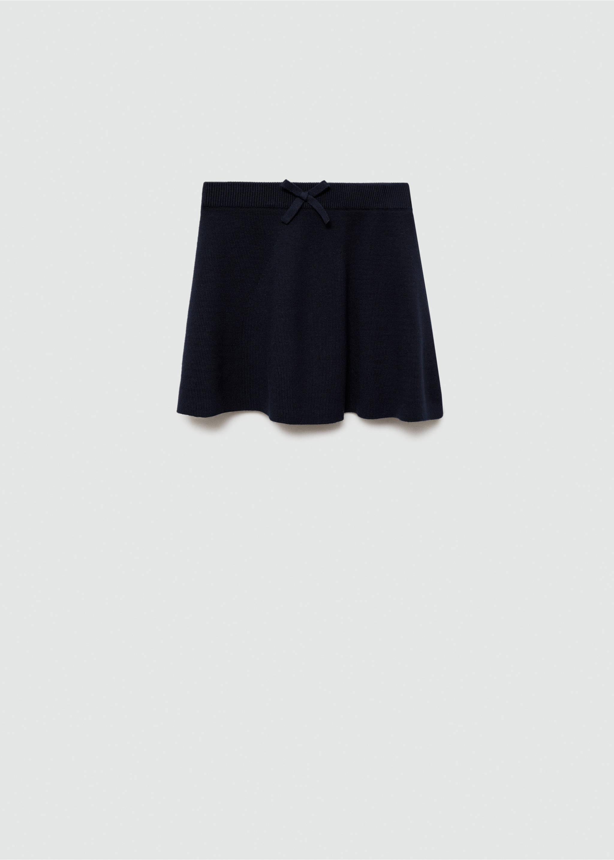 Knitted skirt - Article without model, Dark Navy. Ref: 77085985-00.