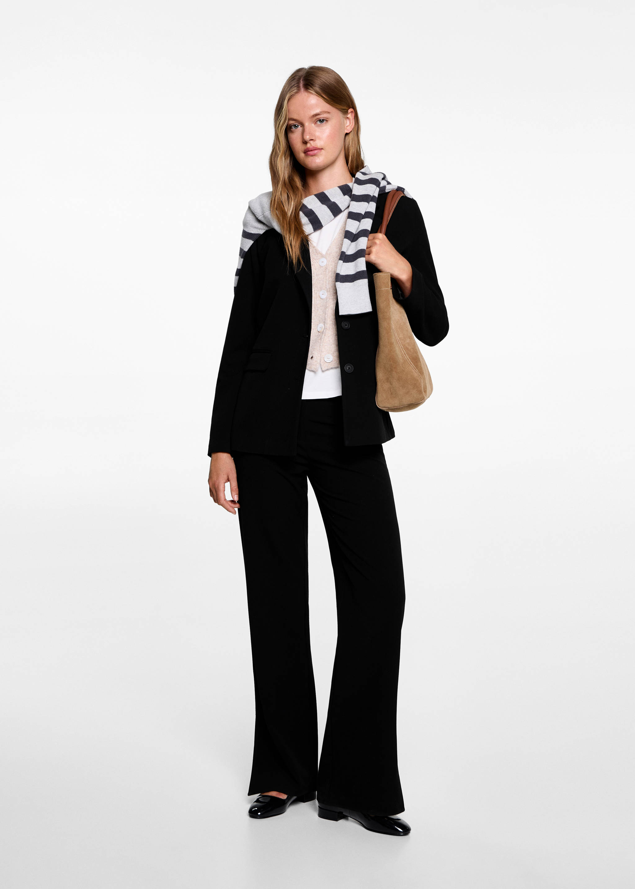 Side slit suit pants - General plane