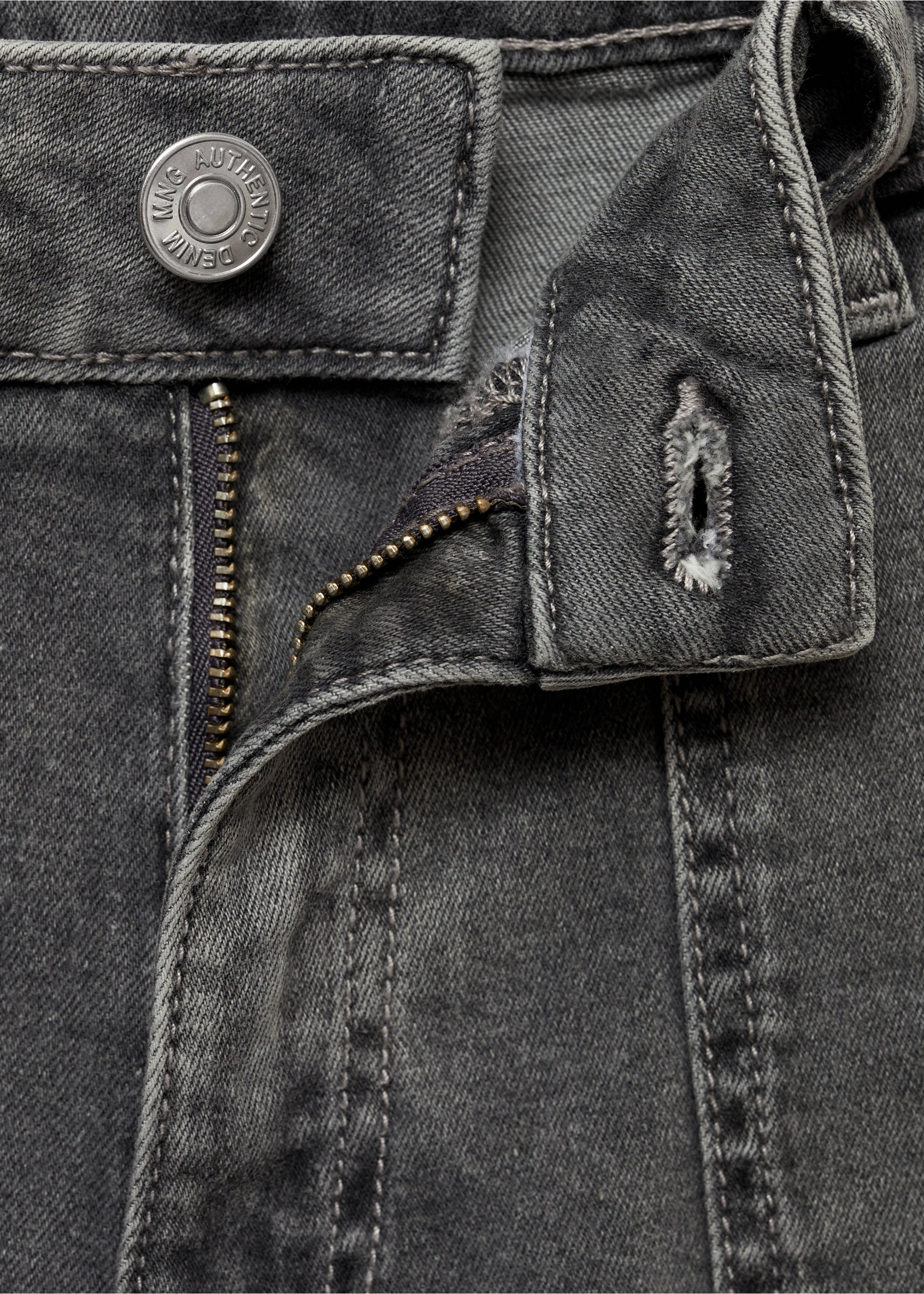 Pocket cargo jeans - Details of the article 8, Denim Grey. Ref: 77086004-00.