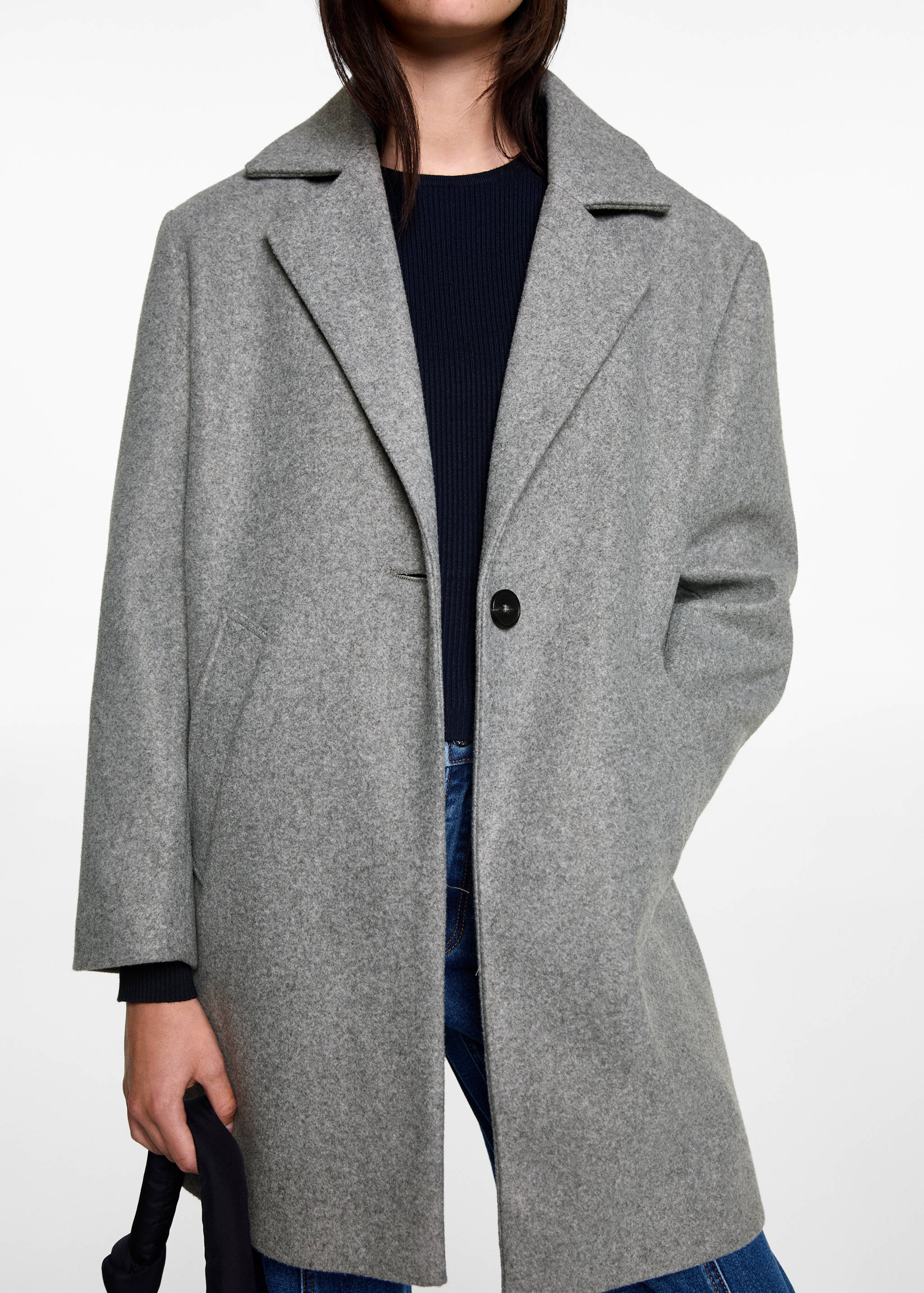 Cloth coat with pockets - Details of the article 6