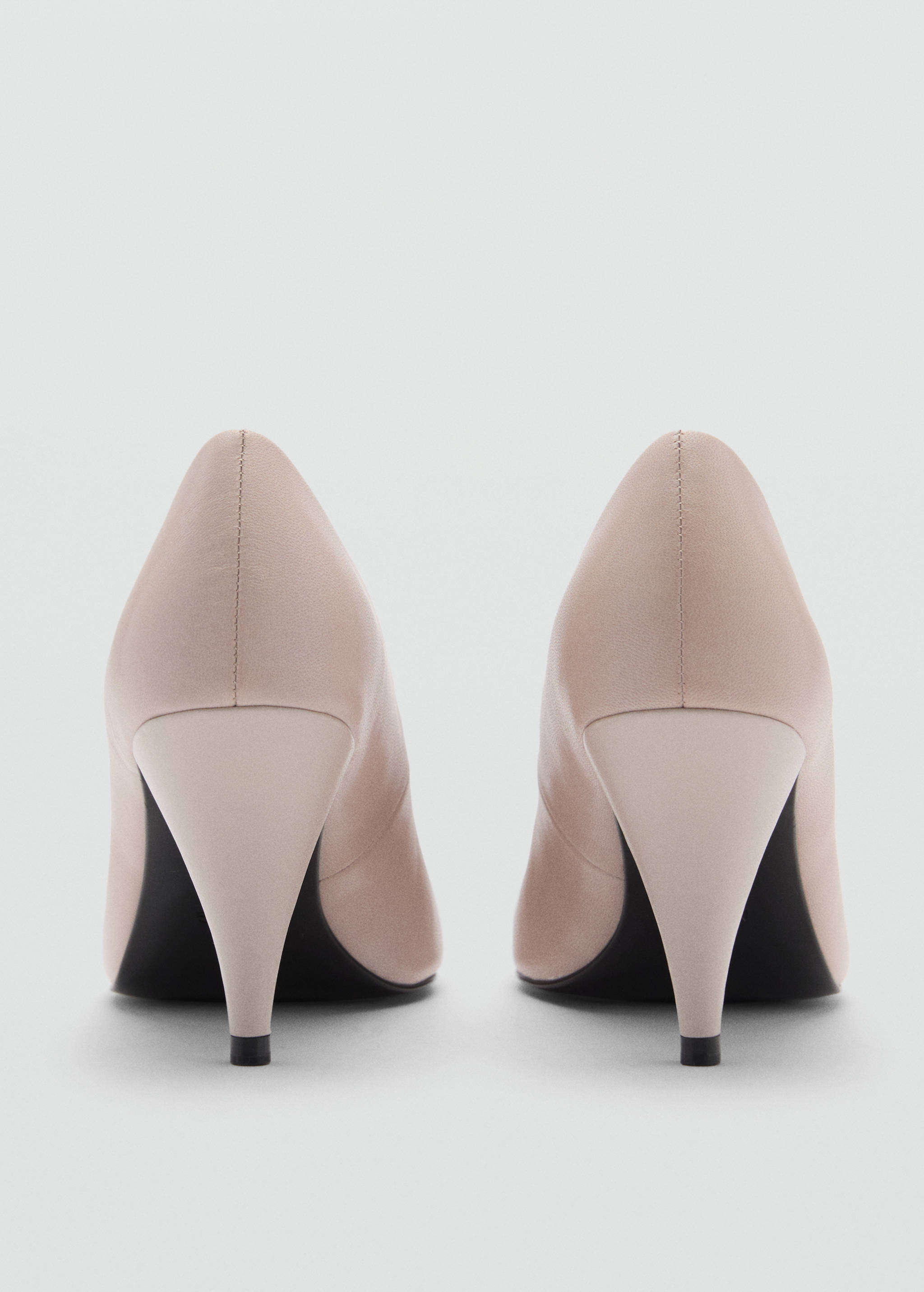 Funnel-heeled leather shoes - Details of the article 1