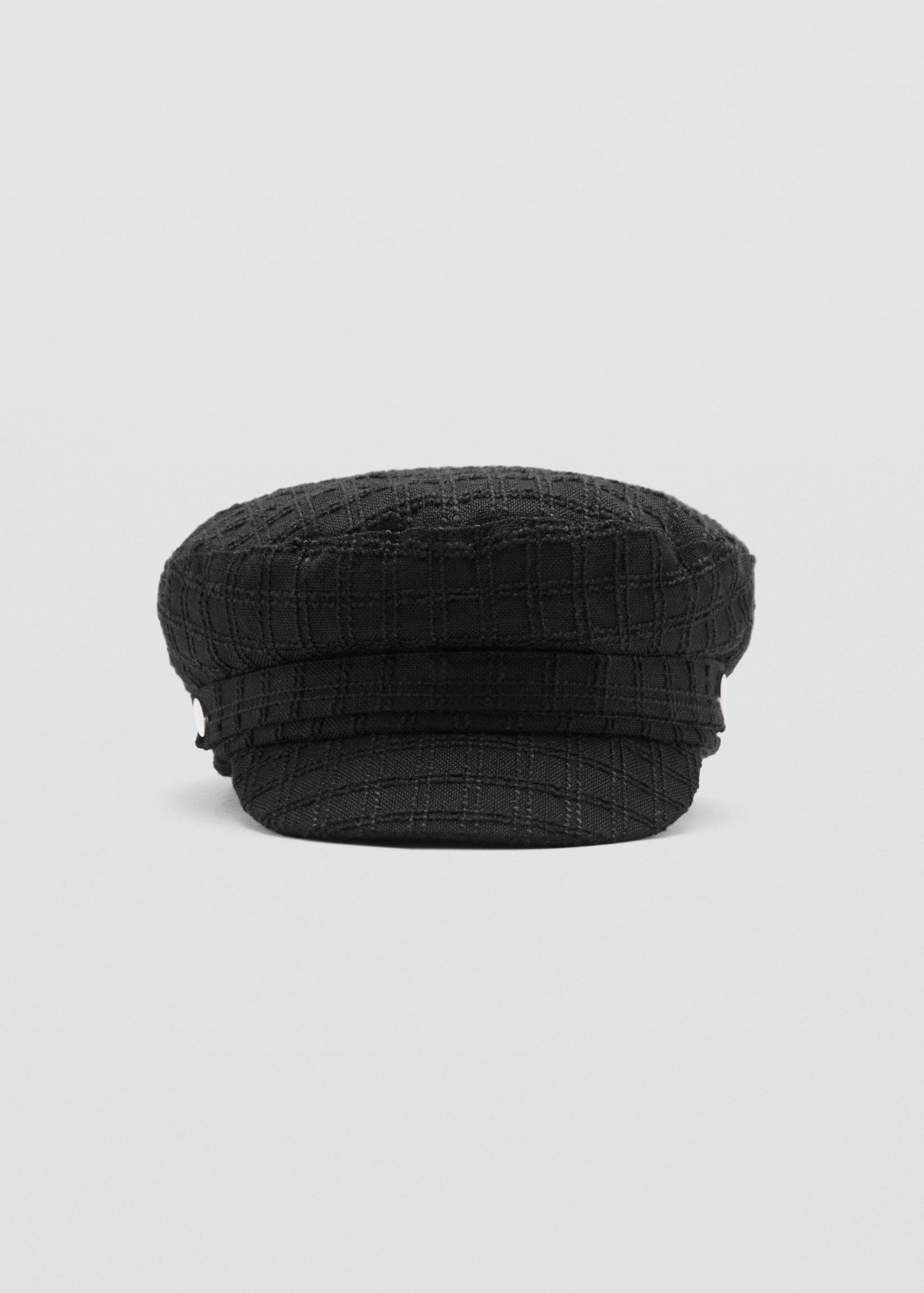 Check baker's cap - Medium plane