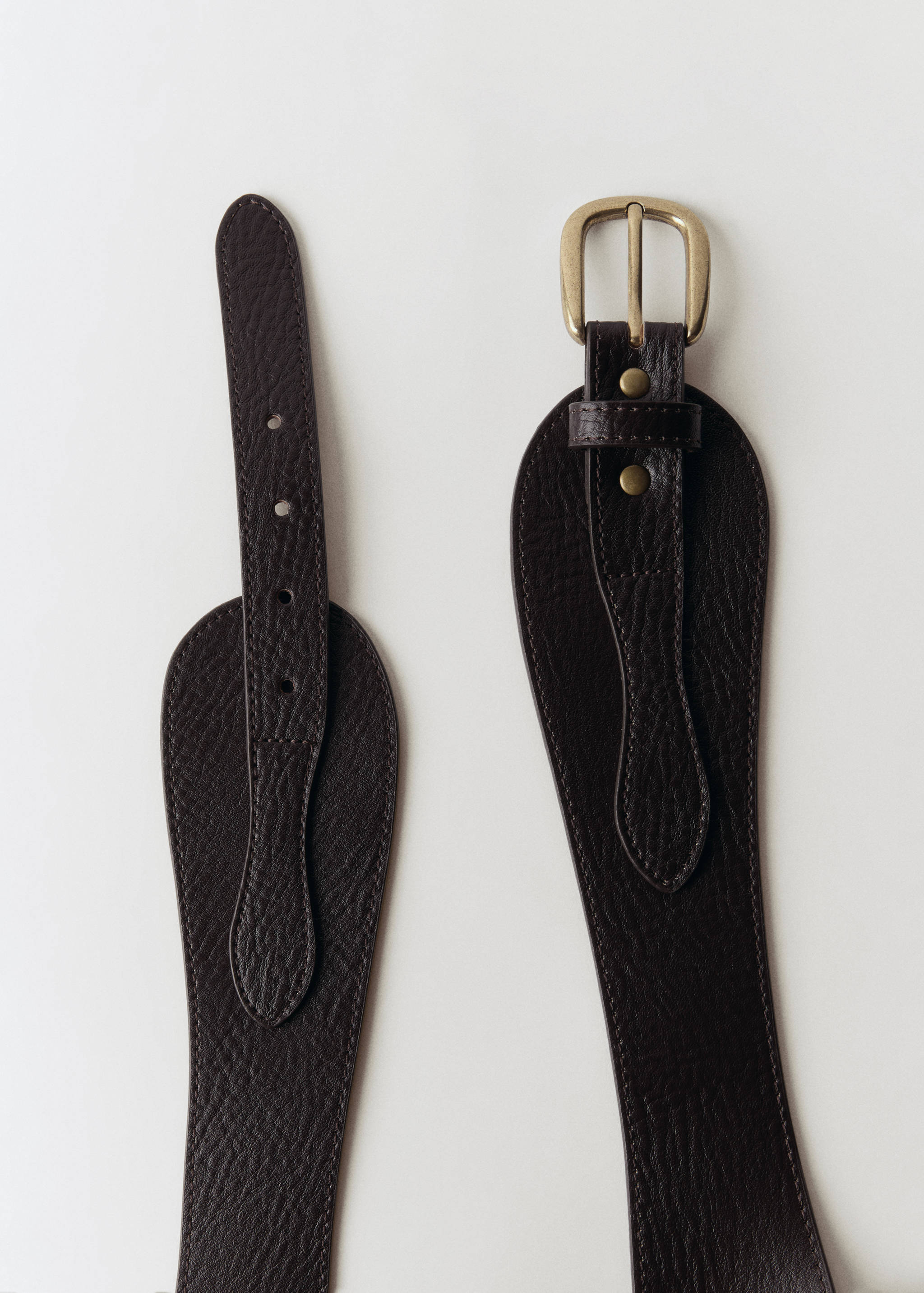 Leather obi belt - Details of the article 1