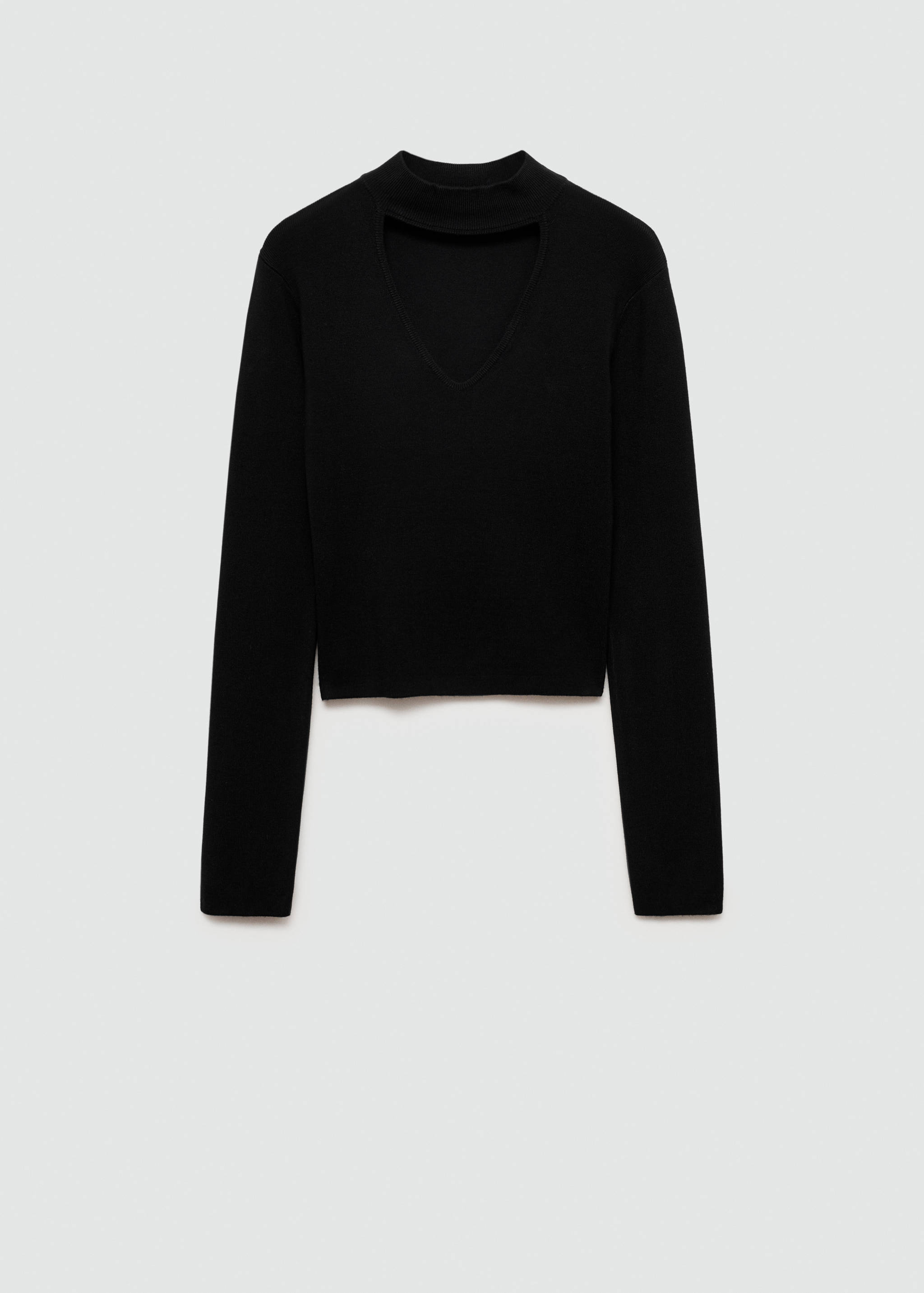 T-shirt crop ouverture - Article sans modèle