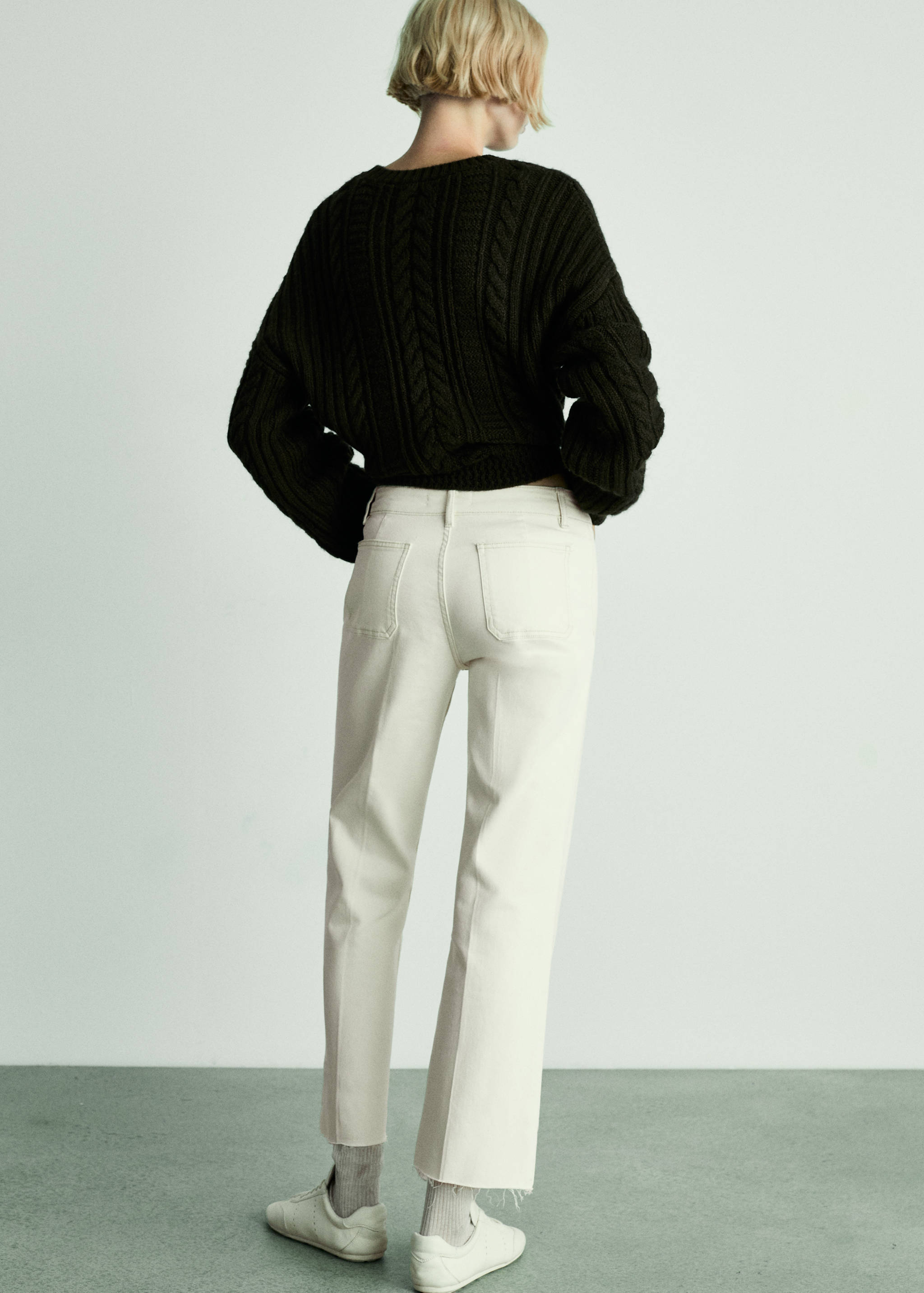 Jean flare crop poches - Verso de l’article