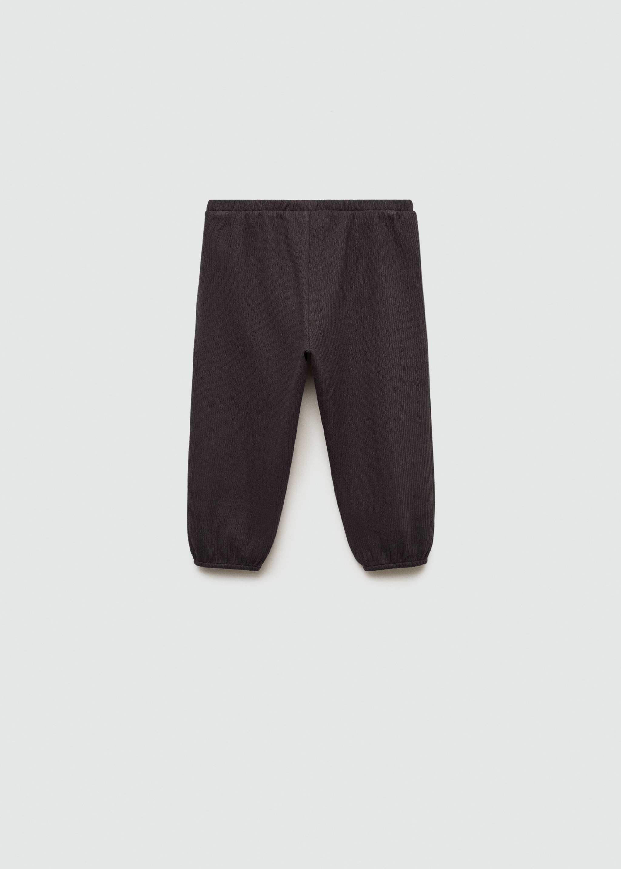Cotton-knit trousers - Reverse of the article