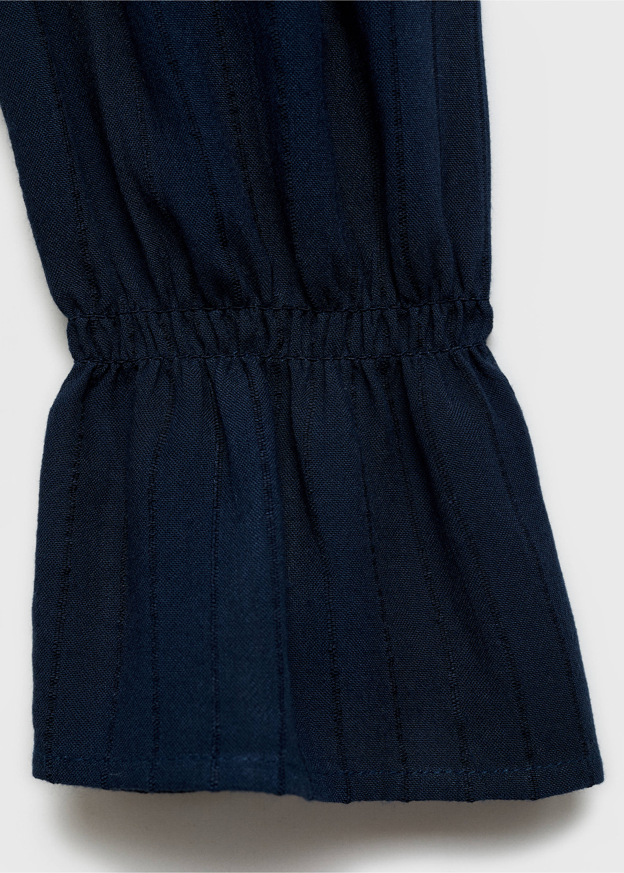 Ruched detail dress - Details of the article 0, Dark Navy. Ref: 77086742-00.