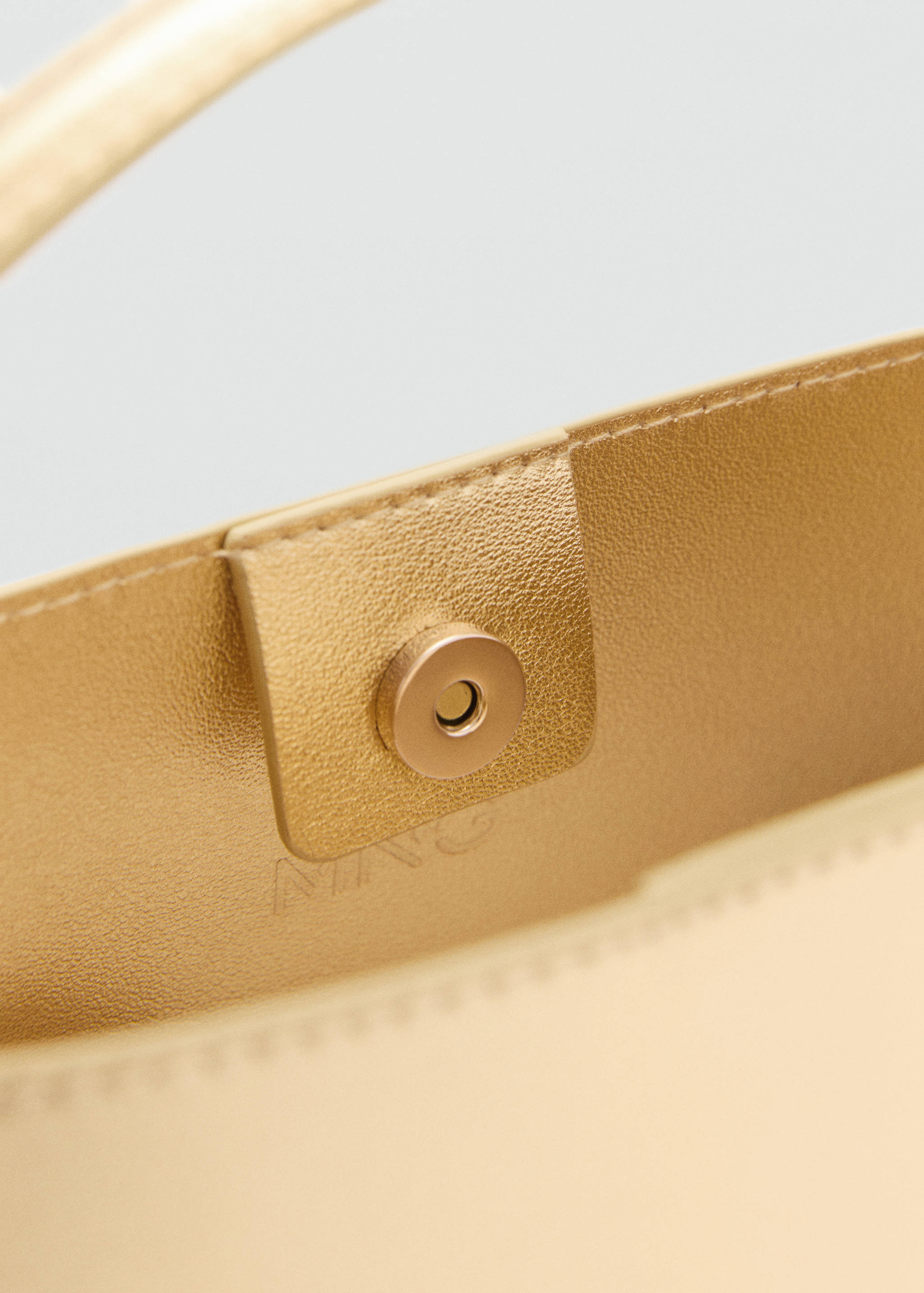 Metallisierte Mini-Shopper-Bag - Detail des Artikels 2