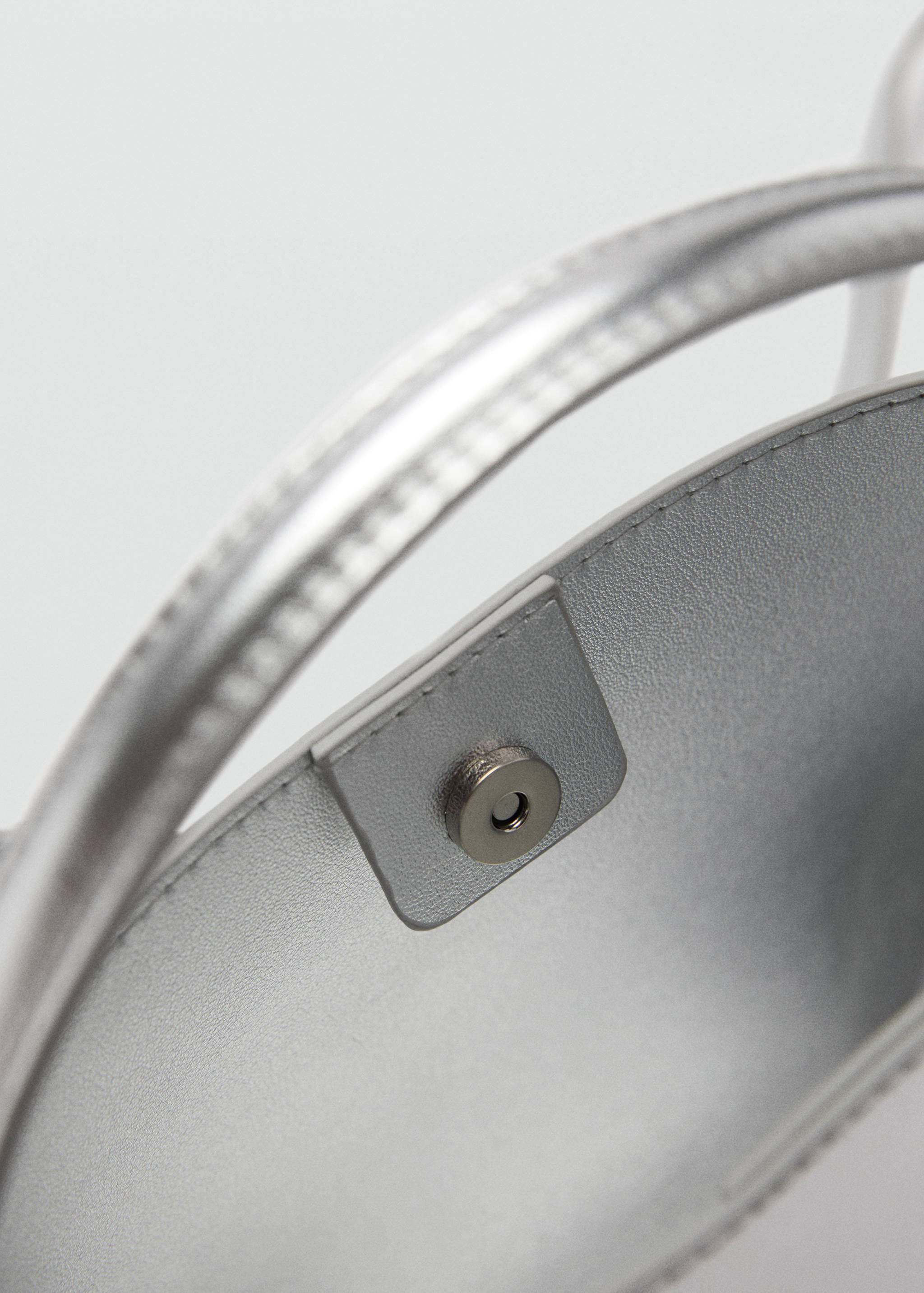 Metallisierte Mini-Shopper-Bag - Detail des Artikels 2