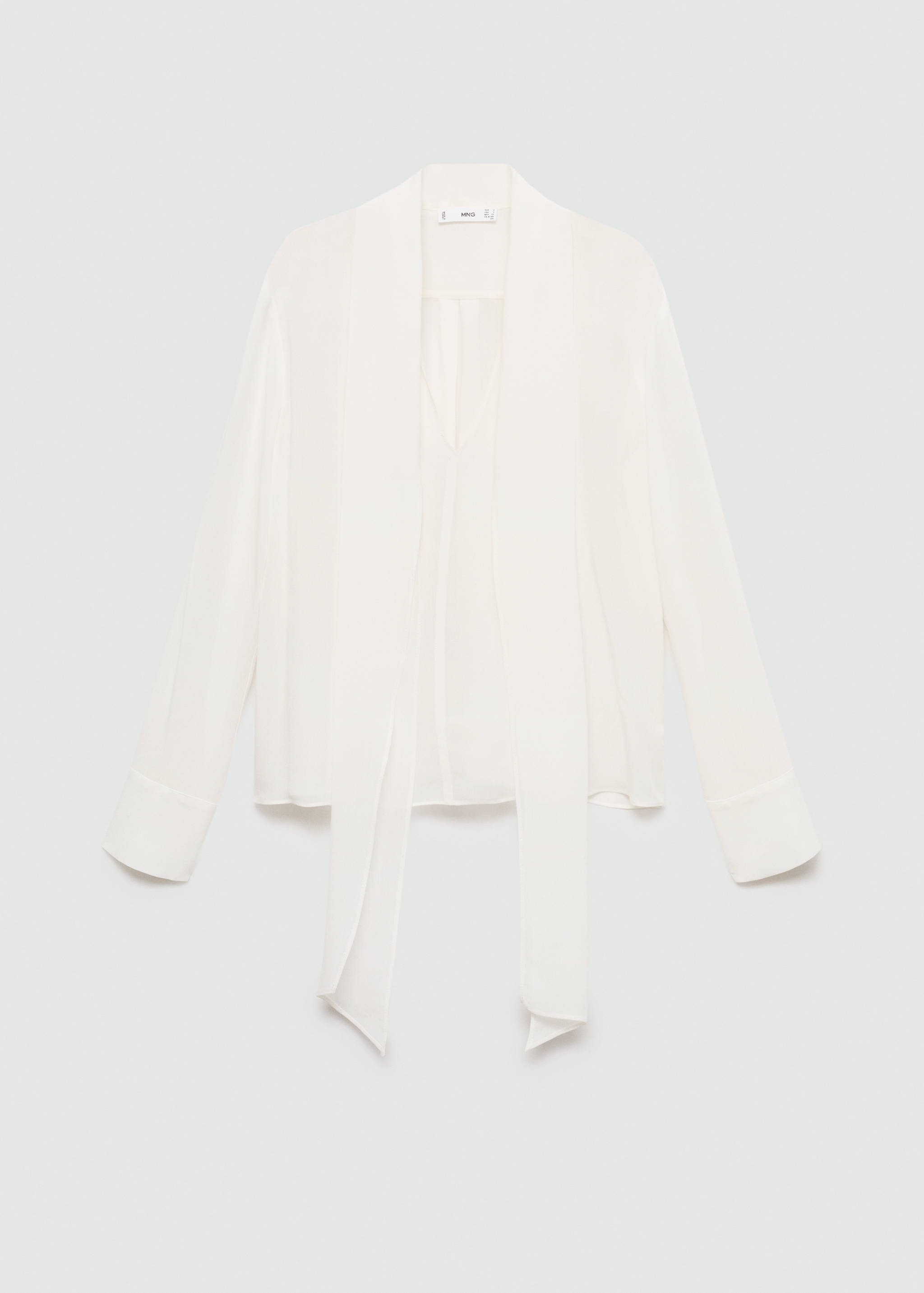 Blusa com laço na gola - Artigo sem modelo