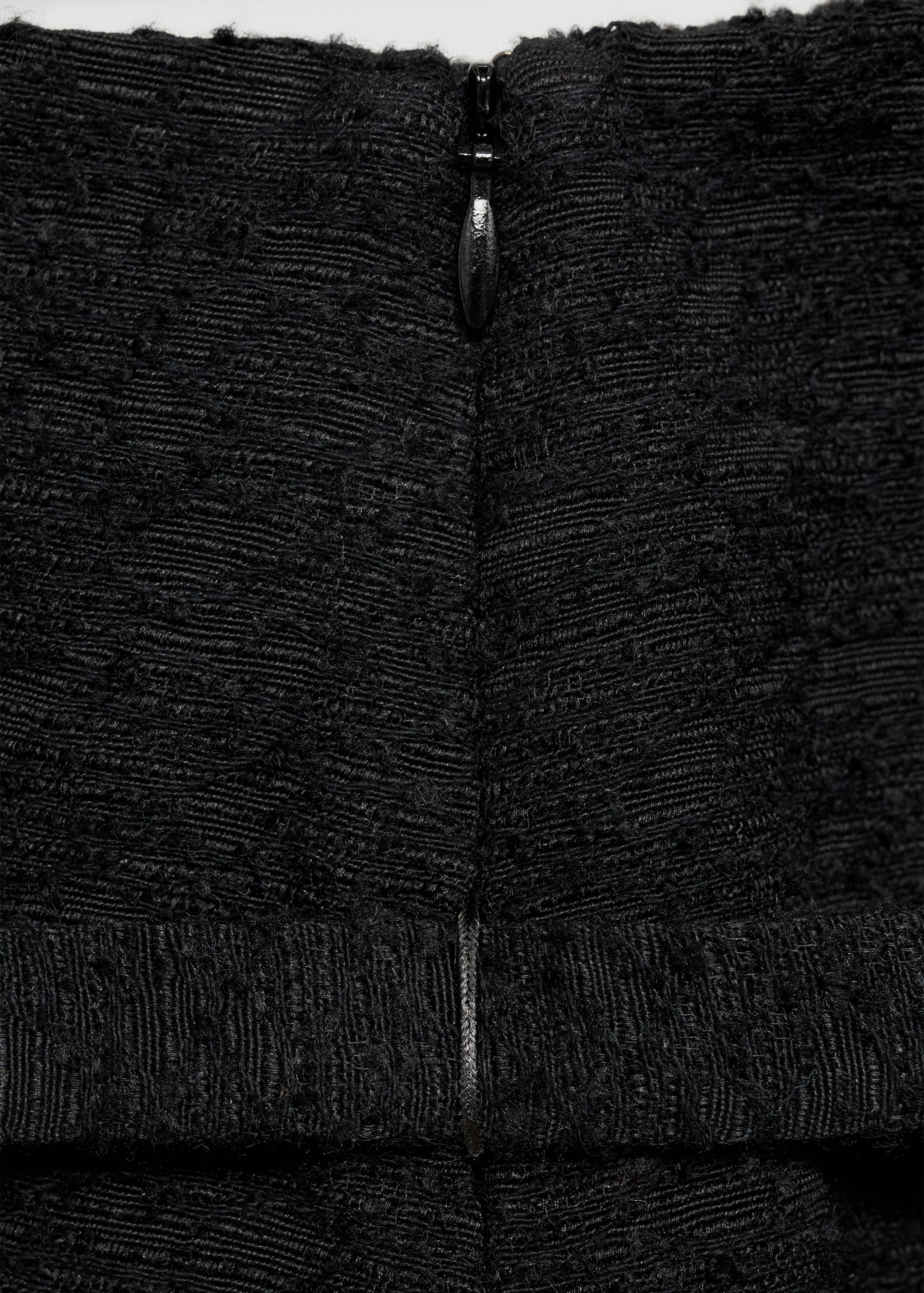 Tweed mini-skirt with decorative belt - Details of the article 0