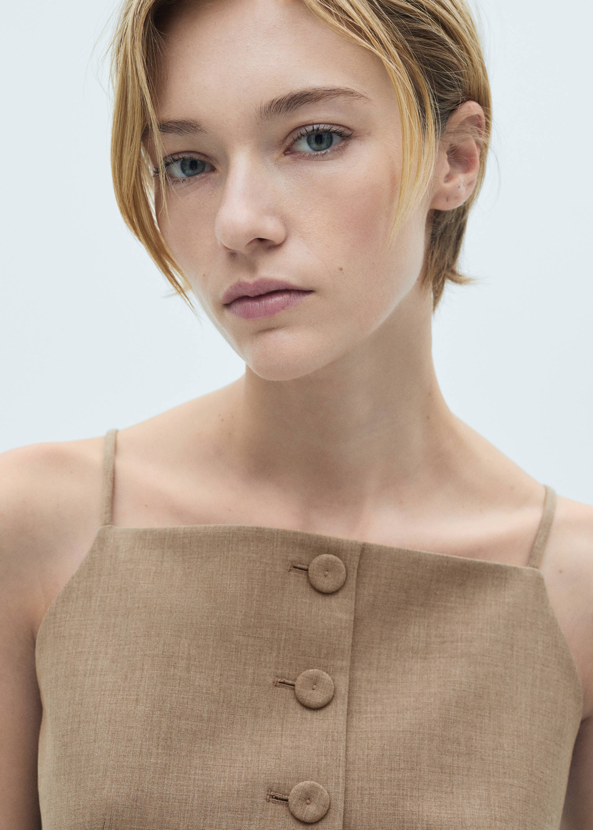 Colete fato lã - Pormenor do artigo 1