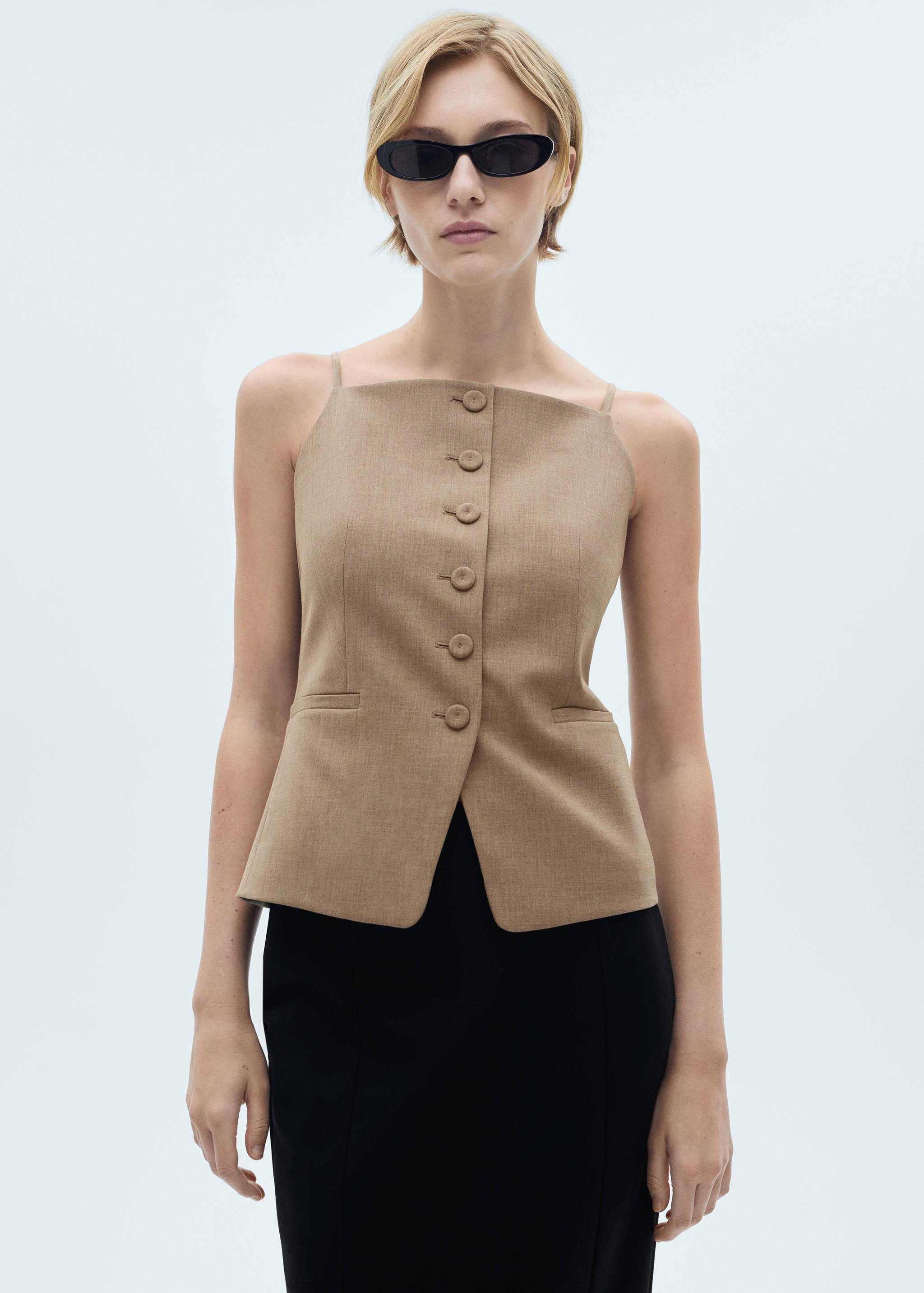 Colete fato lã - Pormenor do artigo 2