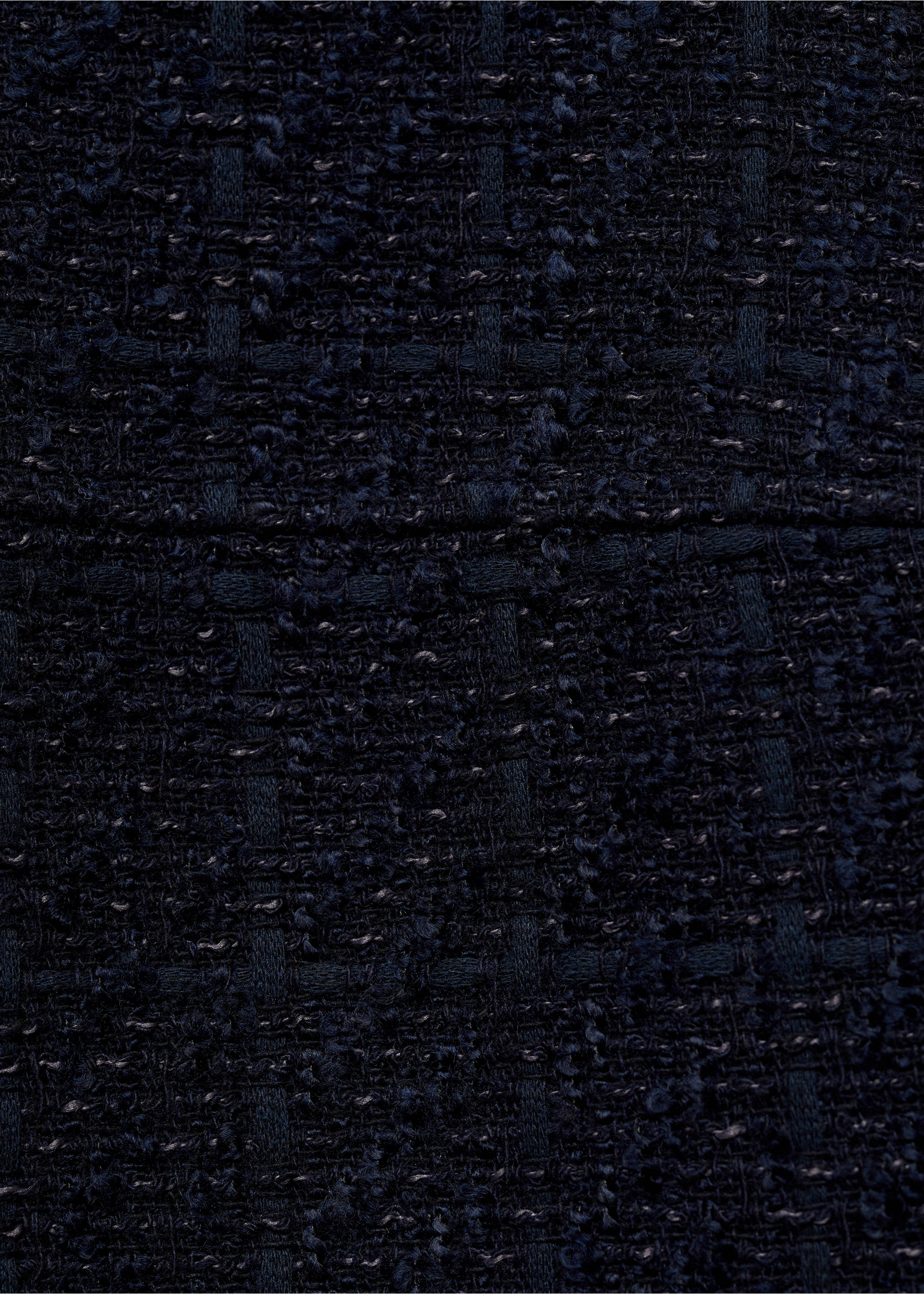 Short tweed dress - Details of the article 0, Dark Navy. Ref: 77086764-00.