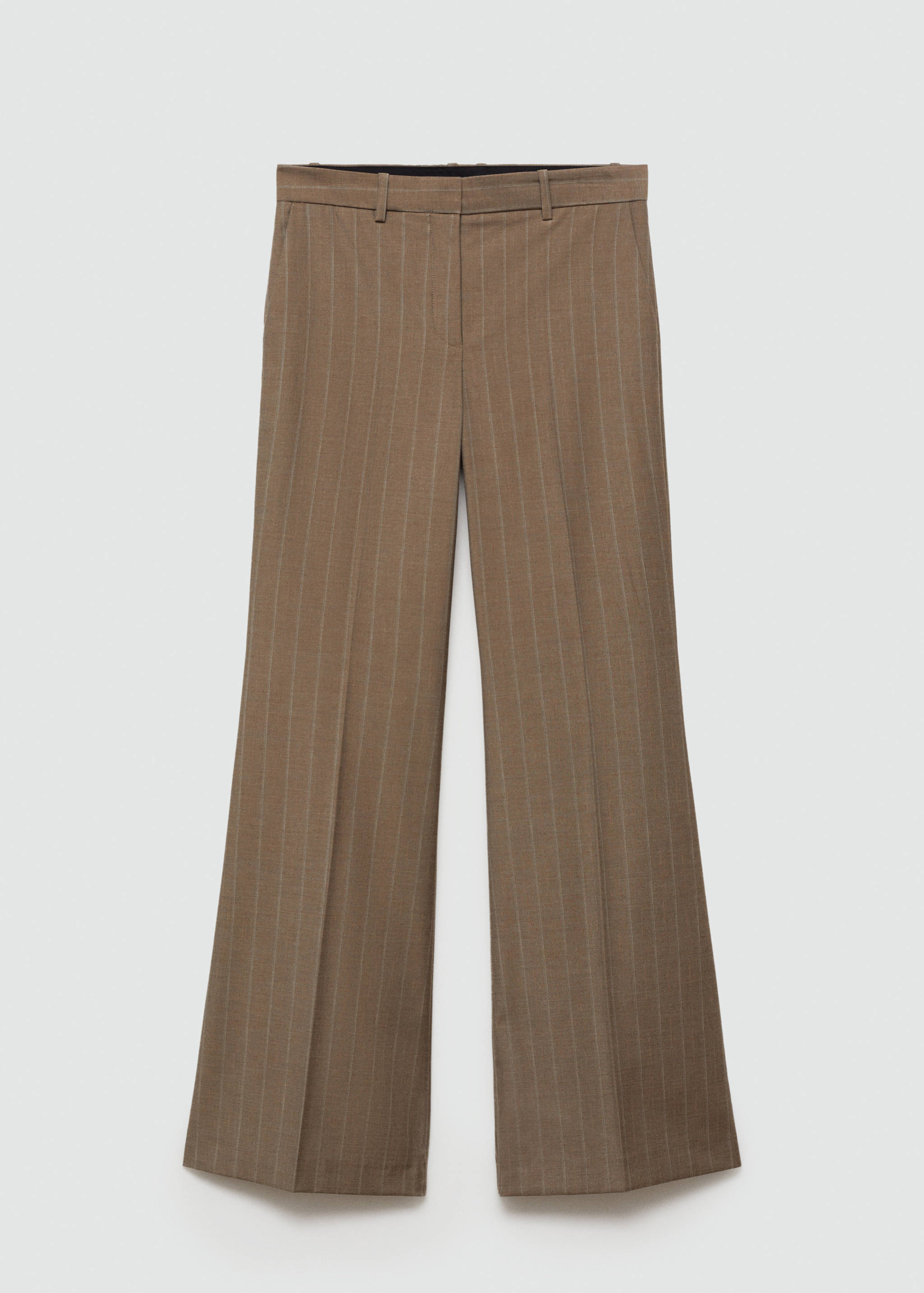 Pinstripe flared pants - Article without model
