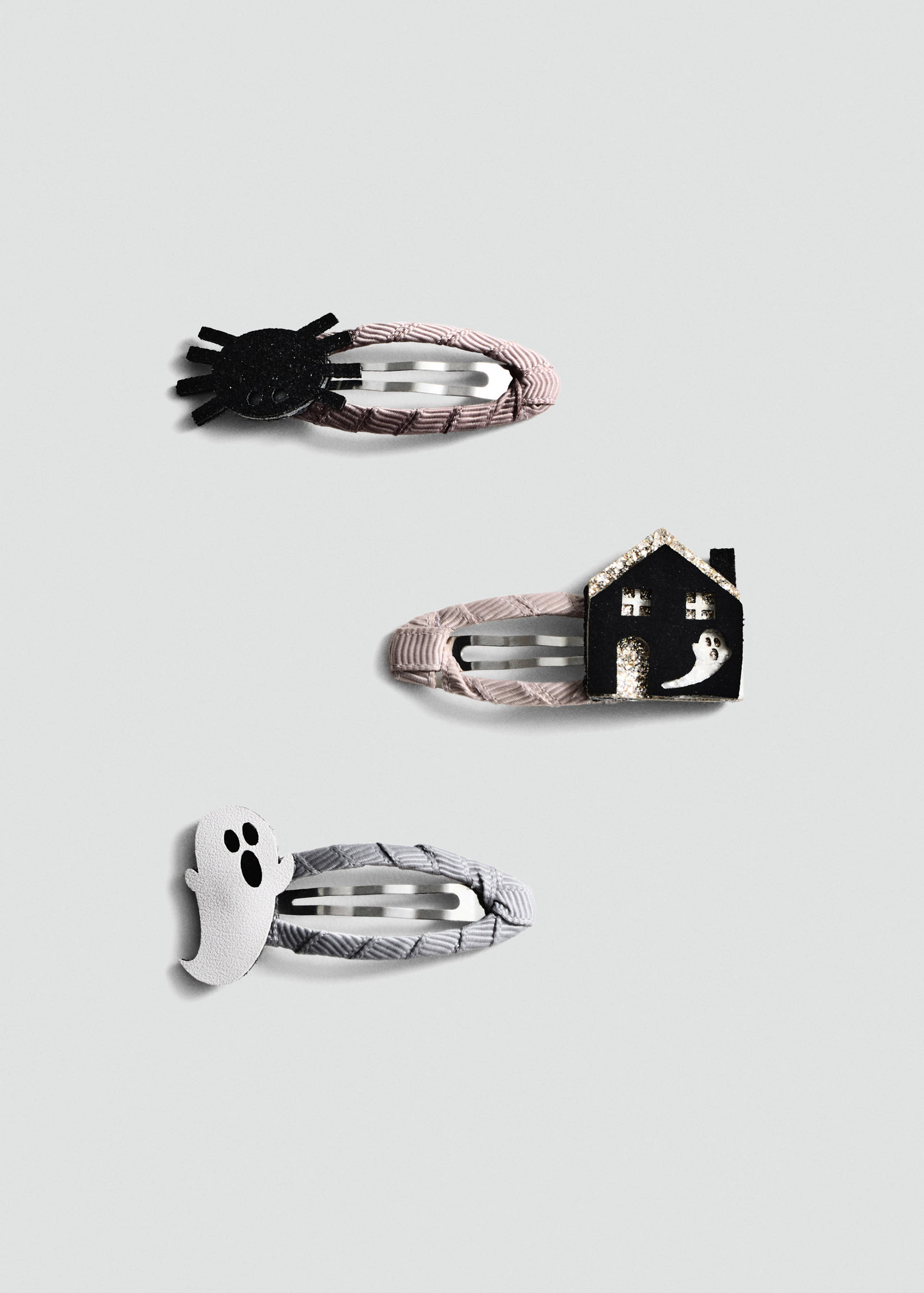 3er-Pack Halloween-Haarspangen - Artikel ohne Model