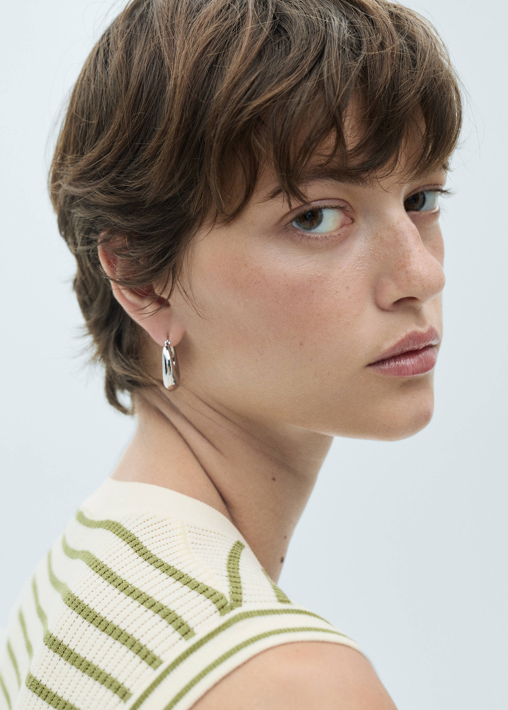 Striped sweater dress - Details of the article 1